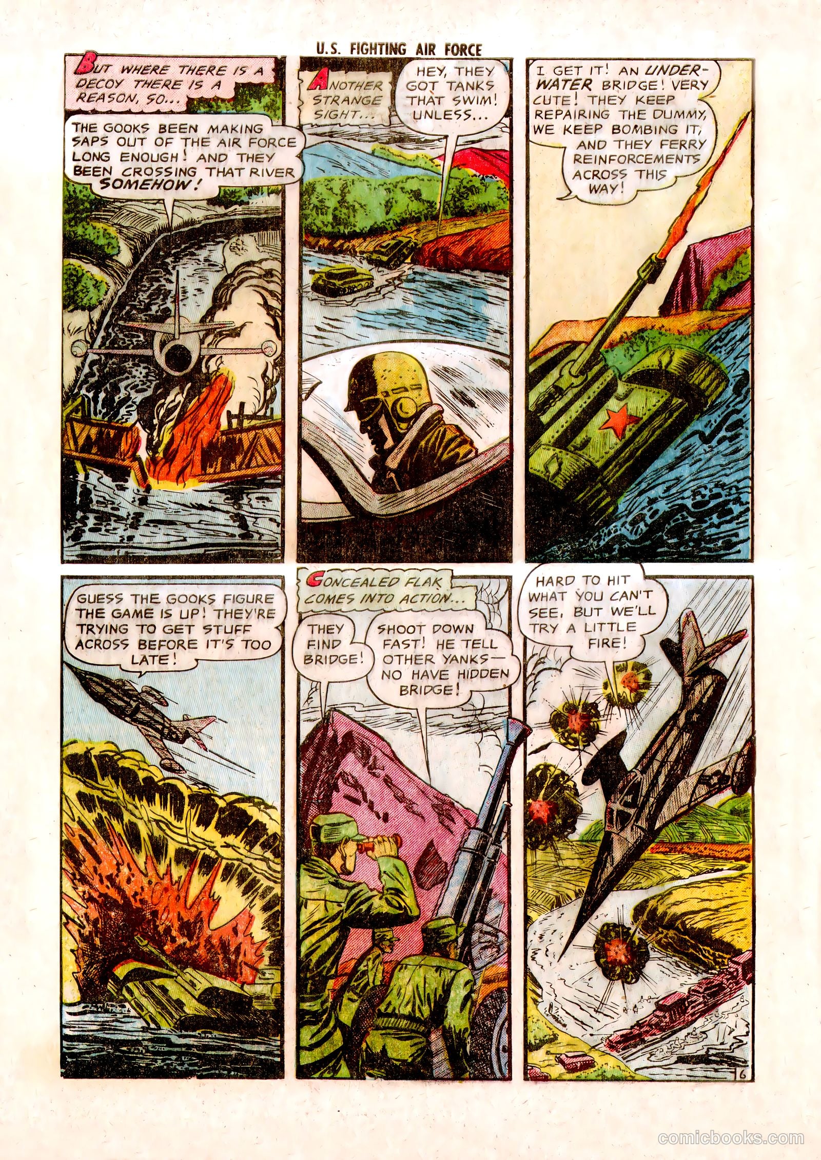 U.S. Fighting Air Force #2 (1952) — page 8 of 37