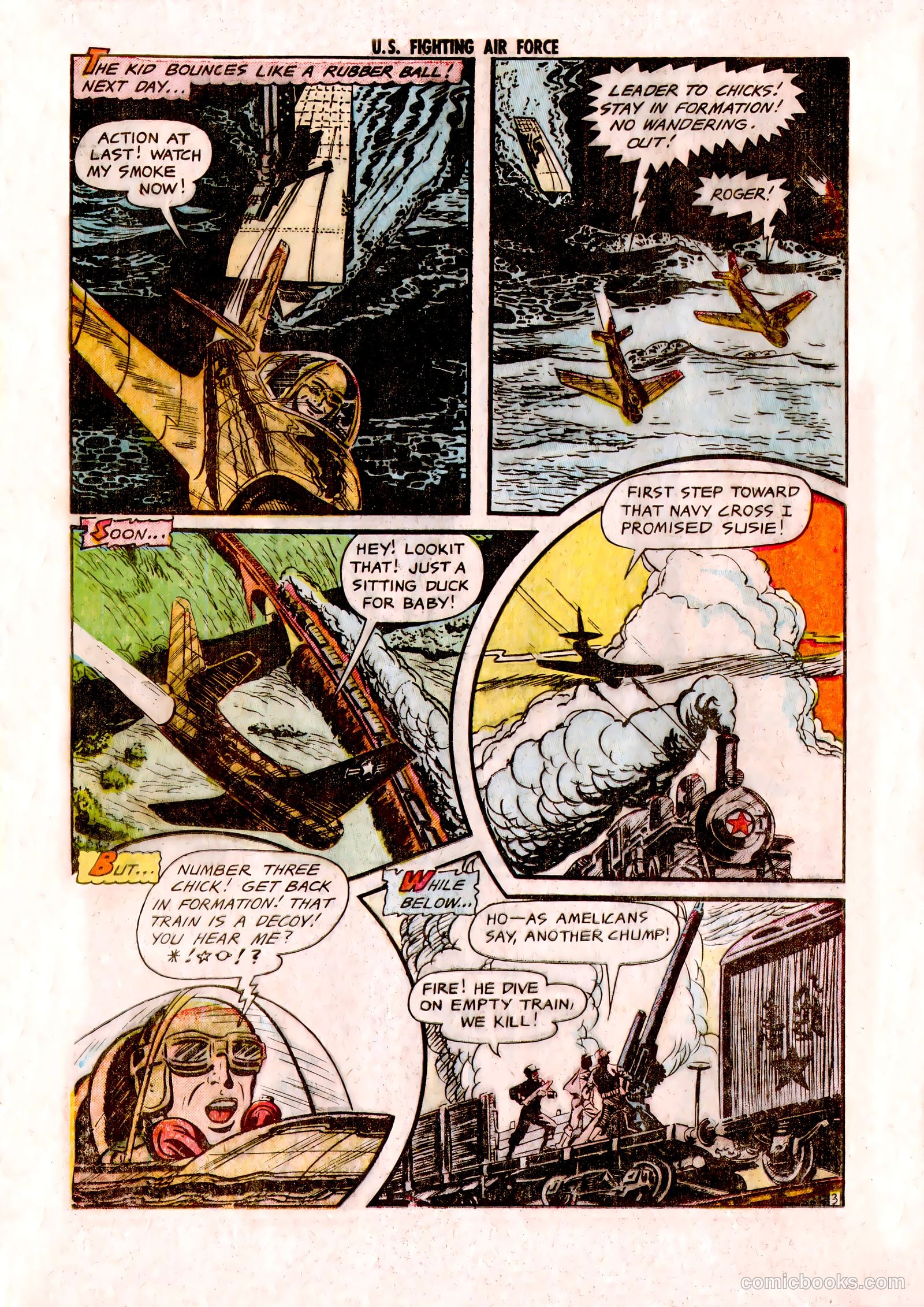 U.S. Fighting Air Force #2 (1952) — page 12 of 37