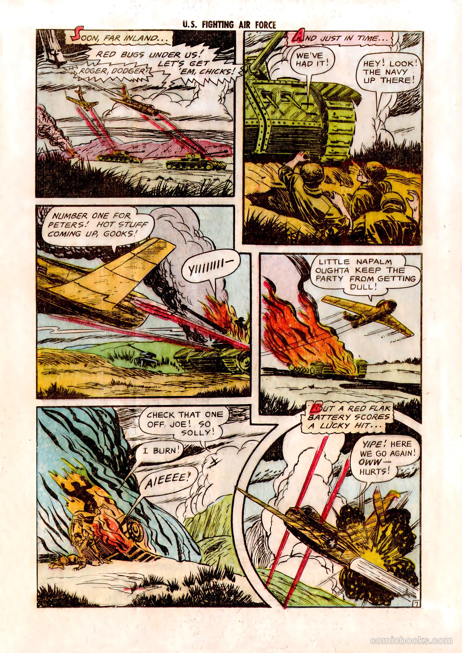 U.S. Fighting Air Force #2 (1952) — page 16 of 37