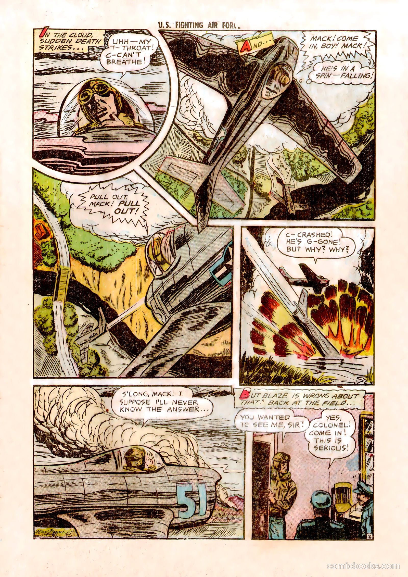 U.S. Fighting Air Force #2 (1952) — page 21 of 37