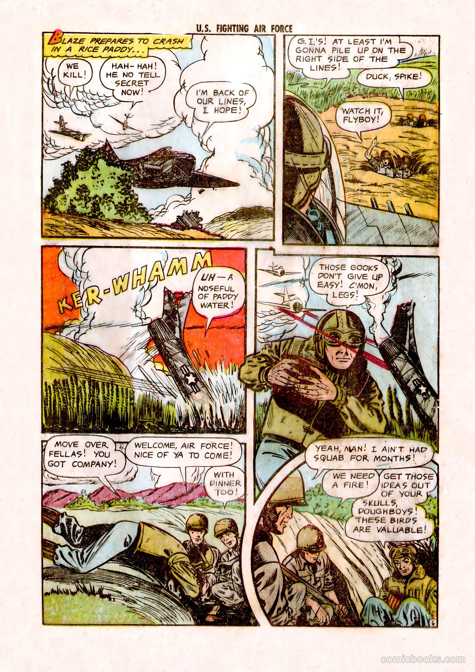 U.S. Fighting Air Force #2 (1952) — page 25 of 37