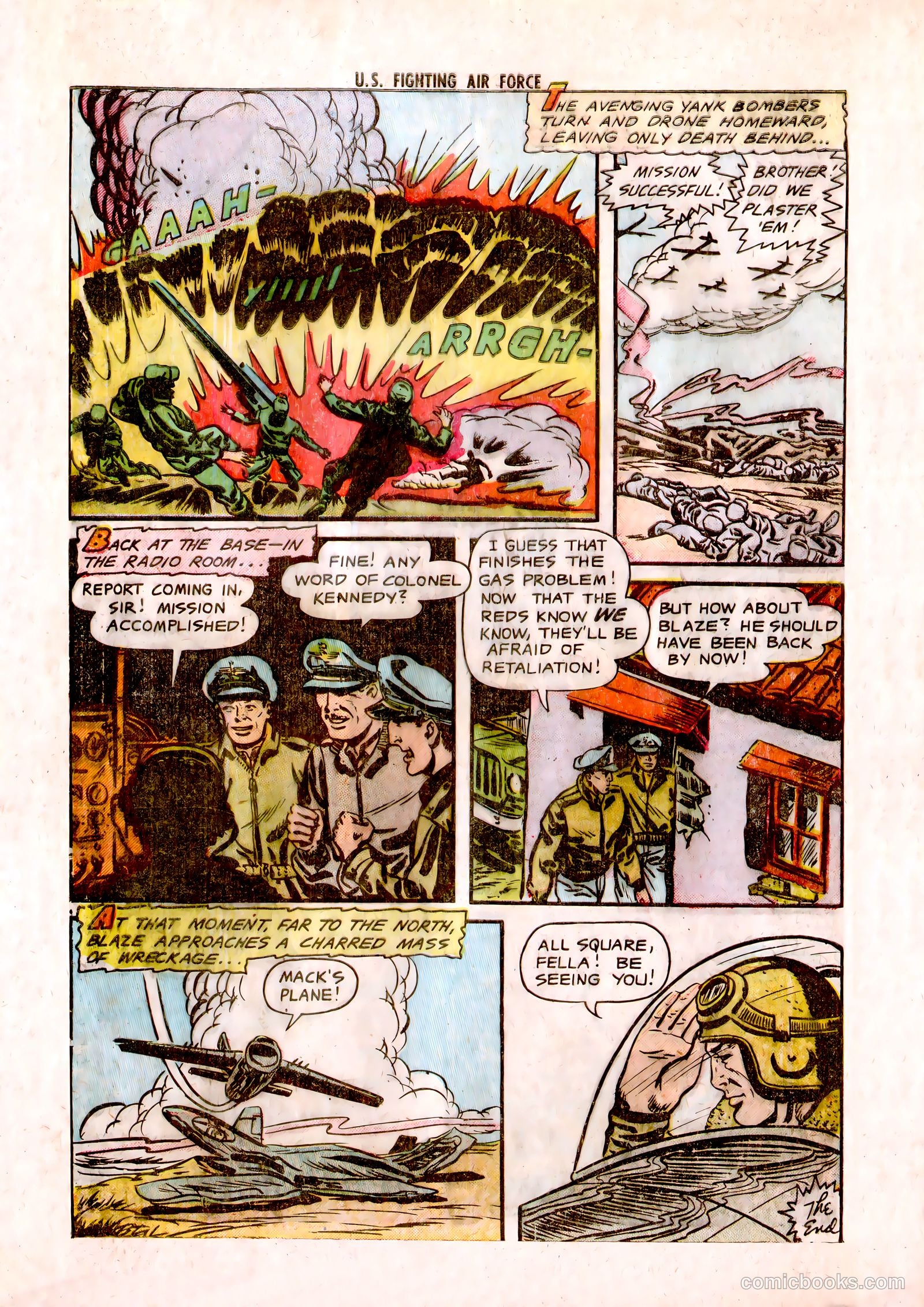 U.S. Fighting Air Force #2 (1952) — page 28 of 37
