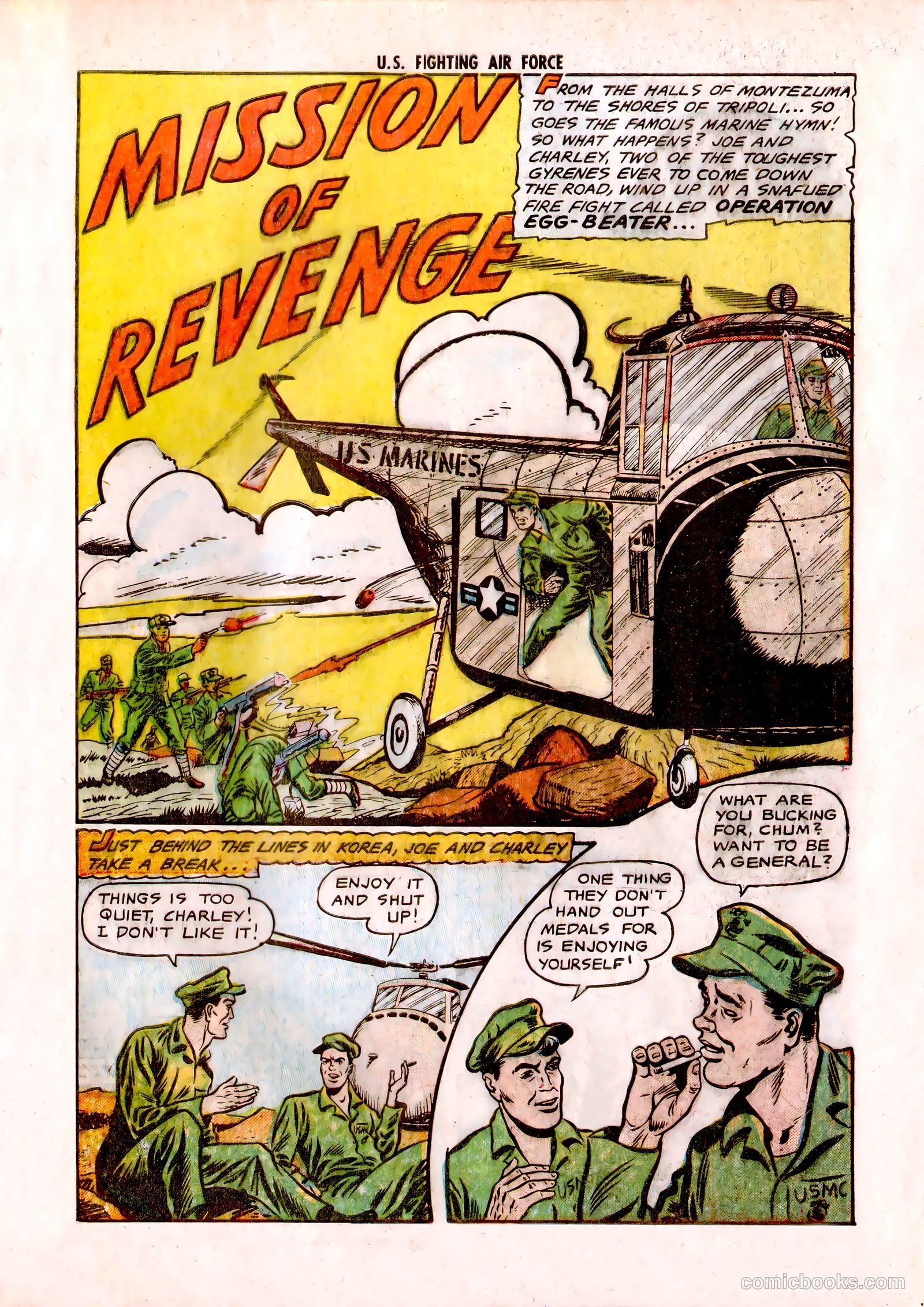 U.S. Fighting Air Force #2 (1952) — page 29 of 37