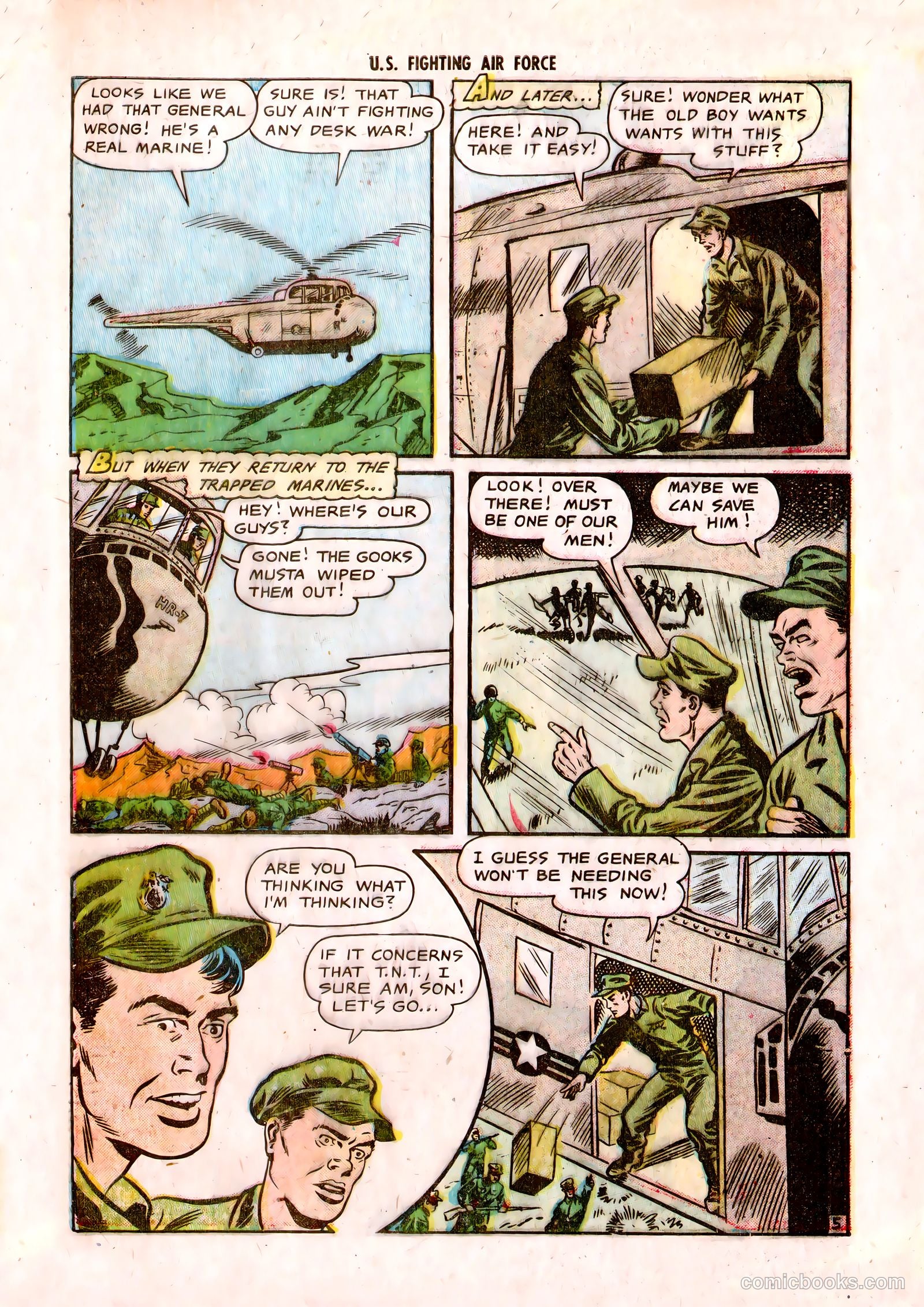 U.S. Fighting Air Force #2 (1952) — page 33 of 37
