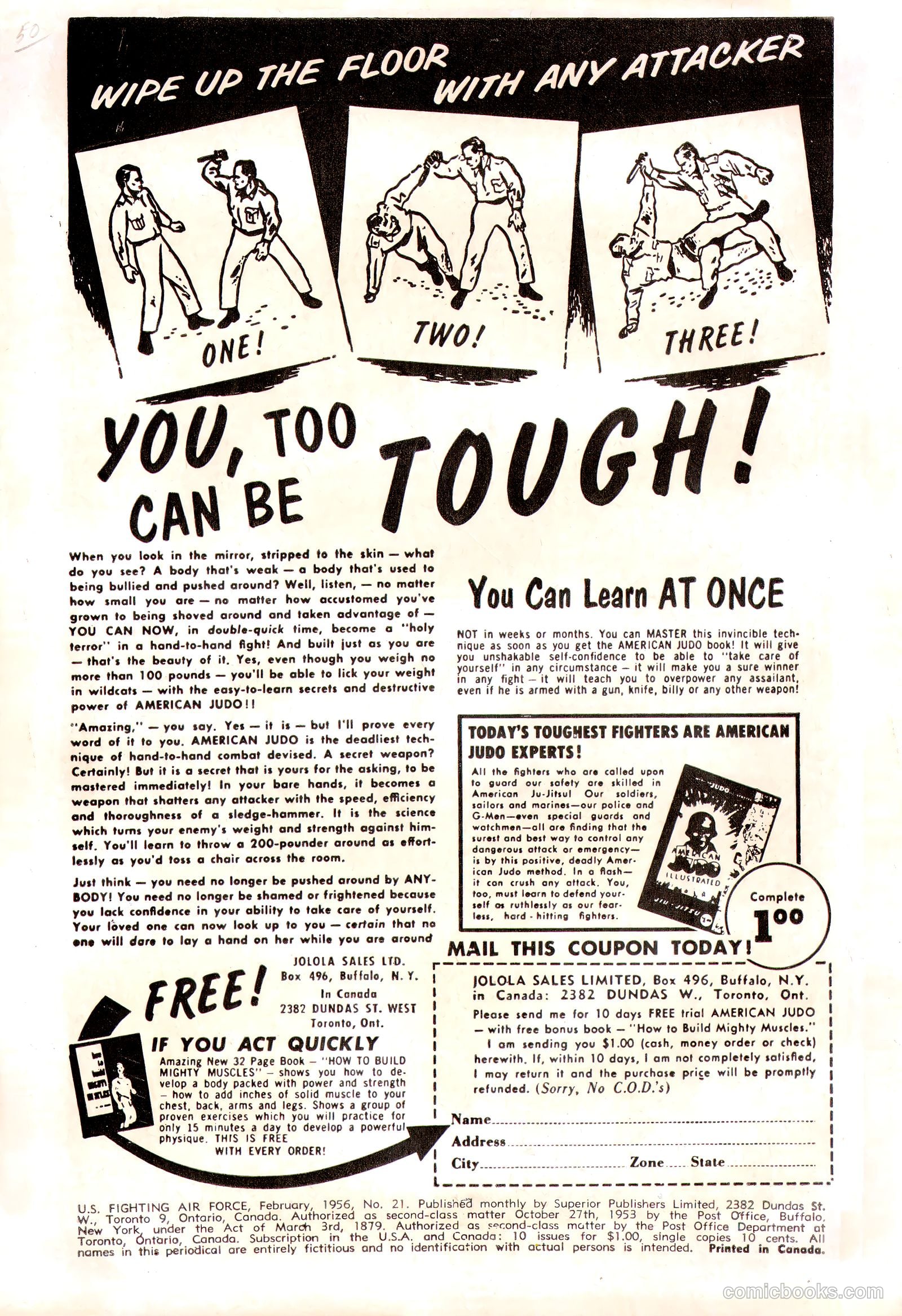 U.S. Fighting Air Force #21 (1956) — page 2 of 37