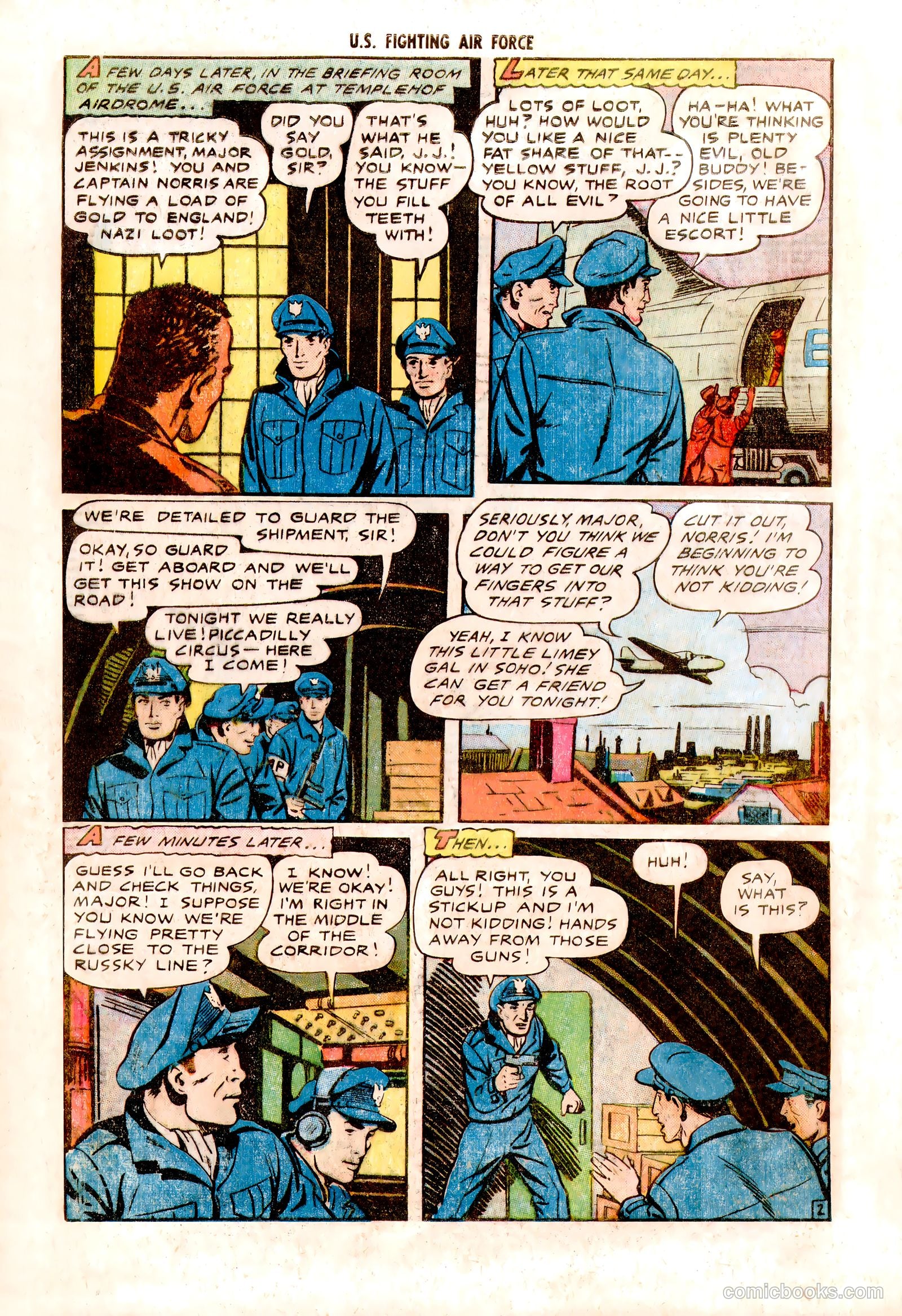 U.S. Fighting Air Force #21 (1956) — page 4 of 37