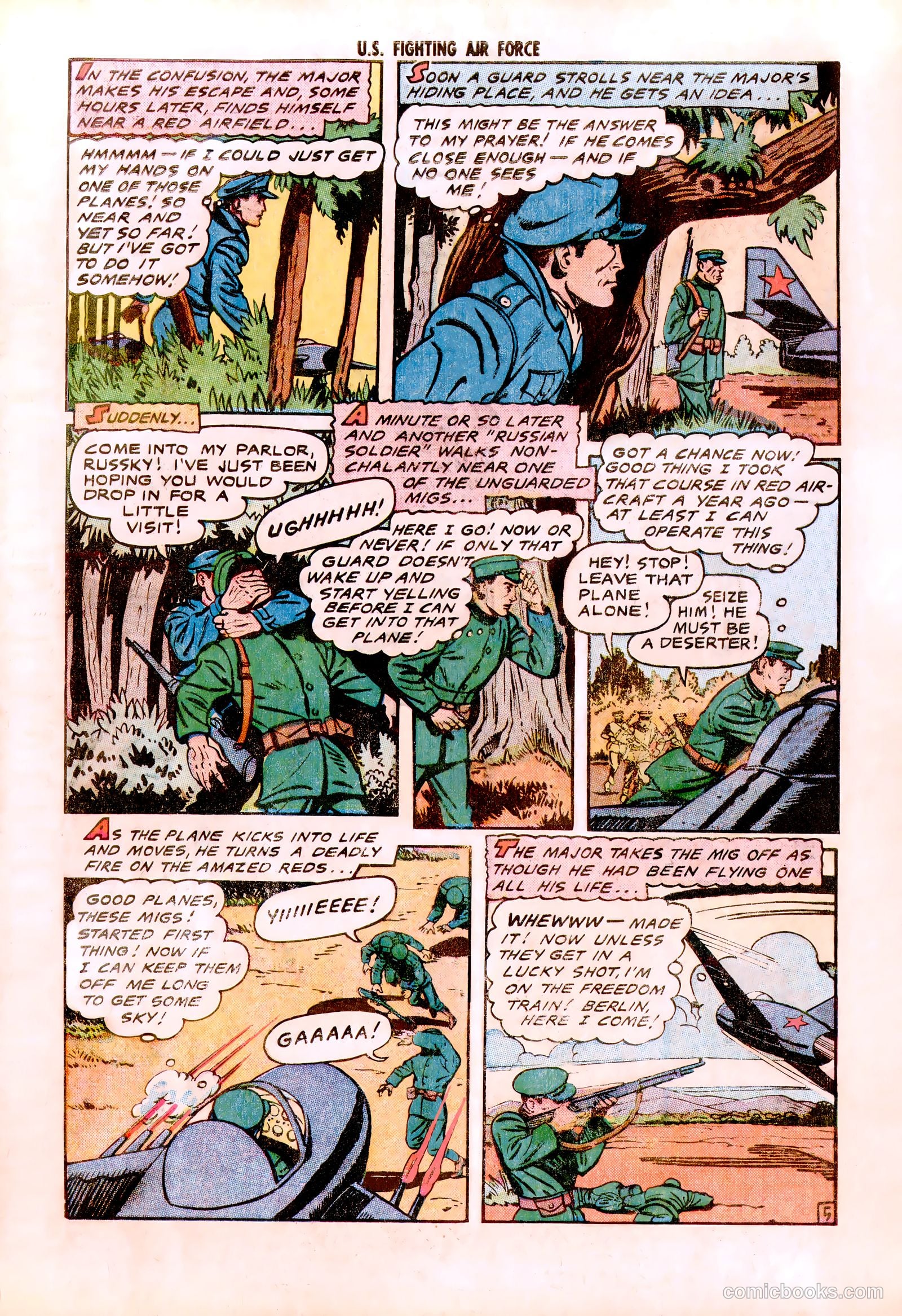 U.S. Fighting Air Force #21 (1956) — page 7 of 37