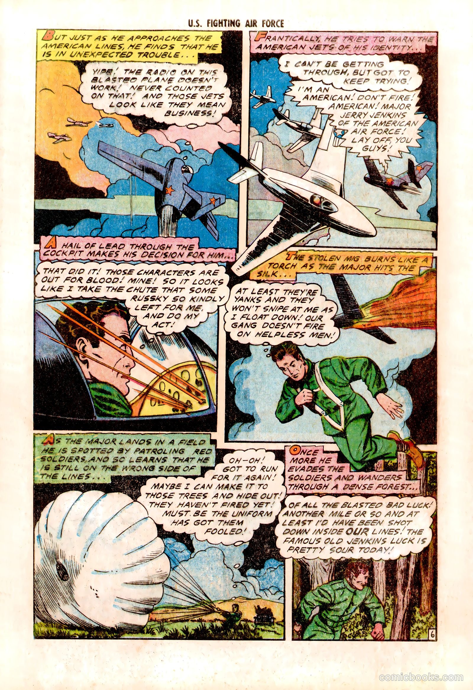 U.S. Fighting Air Force #21 (1956) — page 8 of 37