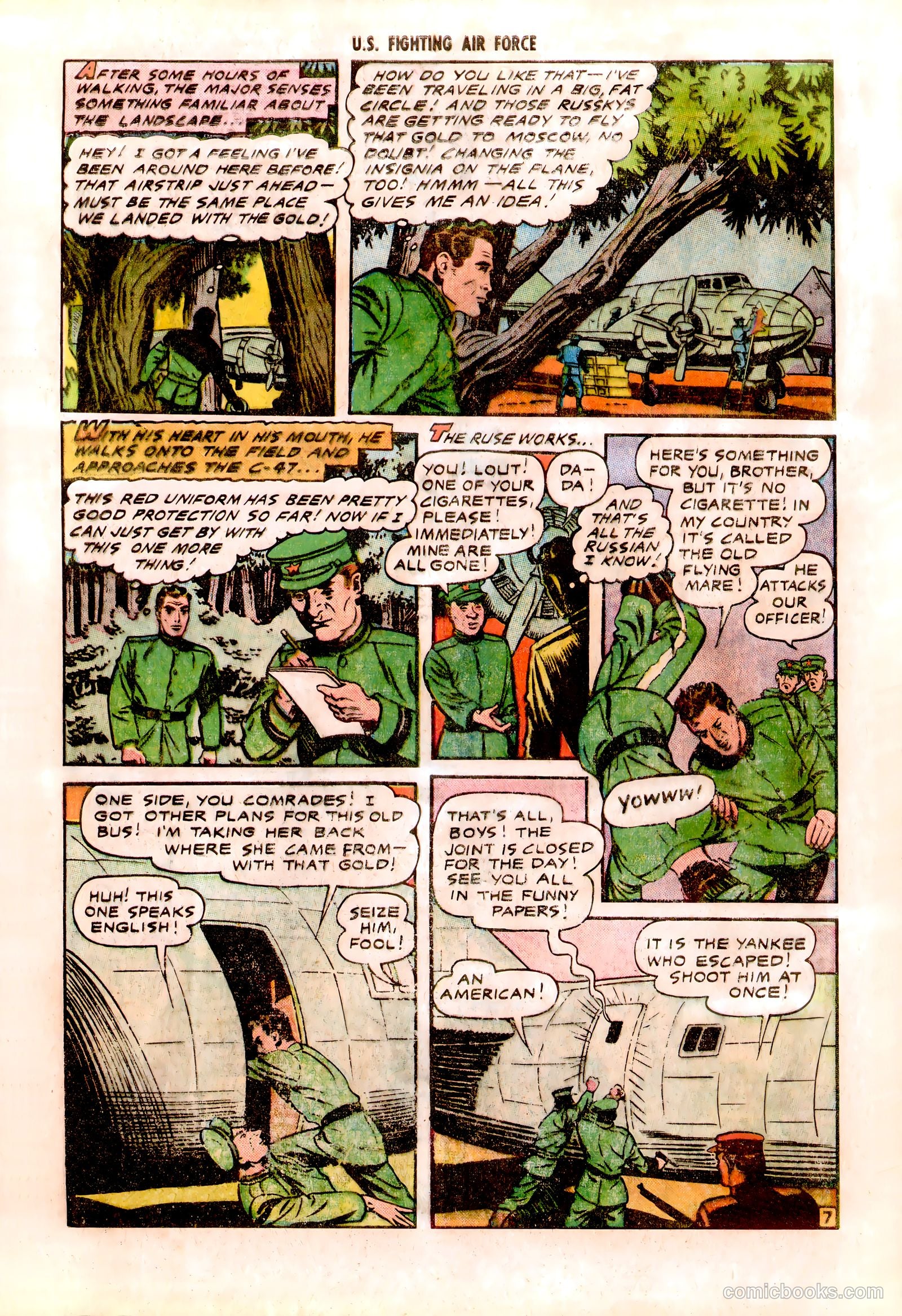 U.S. Fighting Air Force #21 (1956) — page 9 of 37