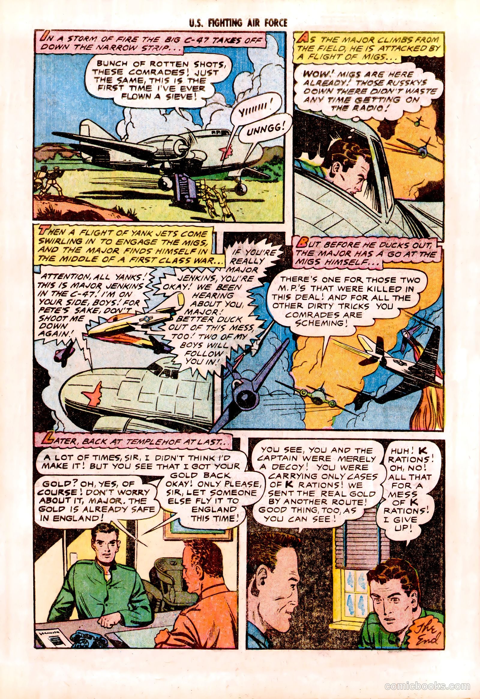 U.S. Fighting Air Force #21 (1956) — page 10 of 37