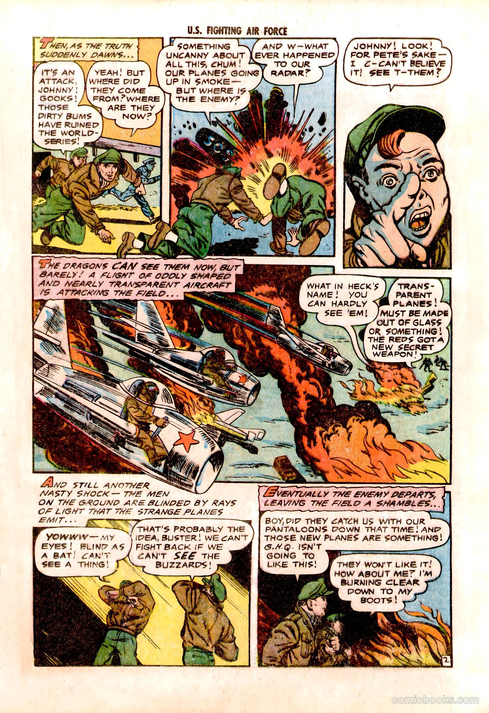U.S. Fighting Air Force #21 (1956) — page 12 of 37
