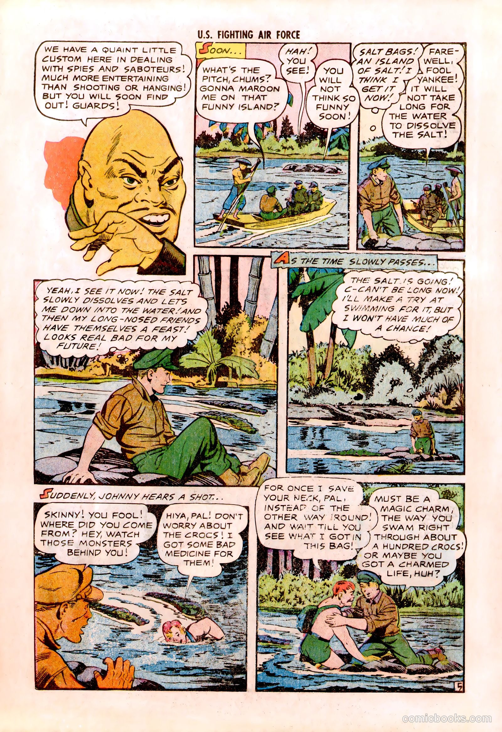 U.S. Fighting Air Force #21 (1956) — page 15 of 37