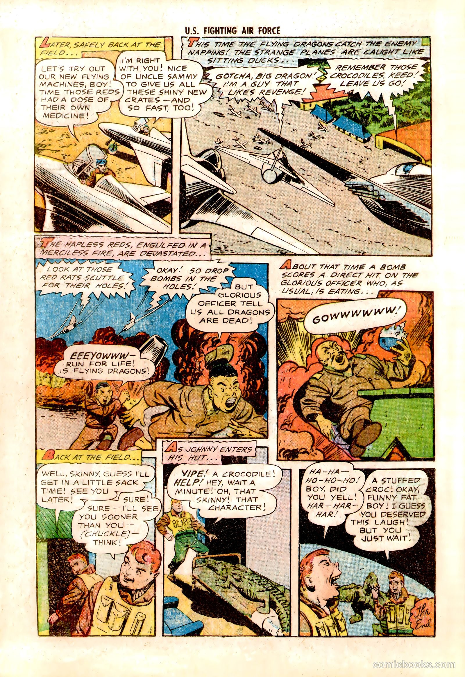U.S. Fighting Air Force #21 (1956) — page 17 of 37