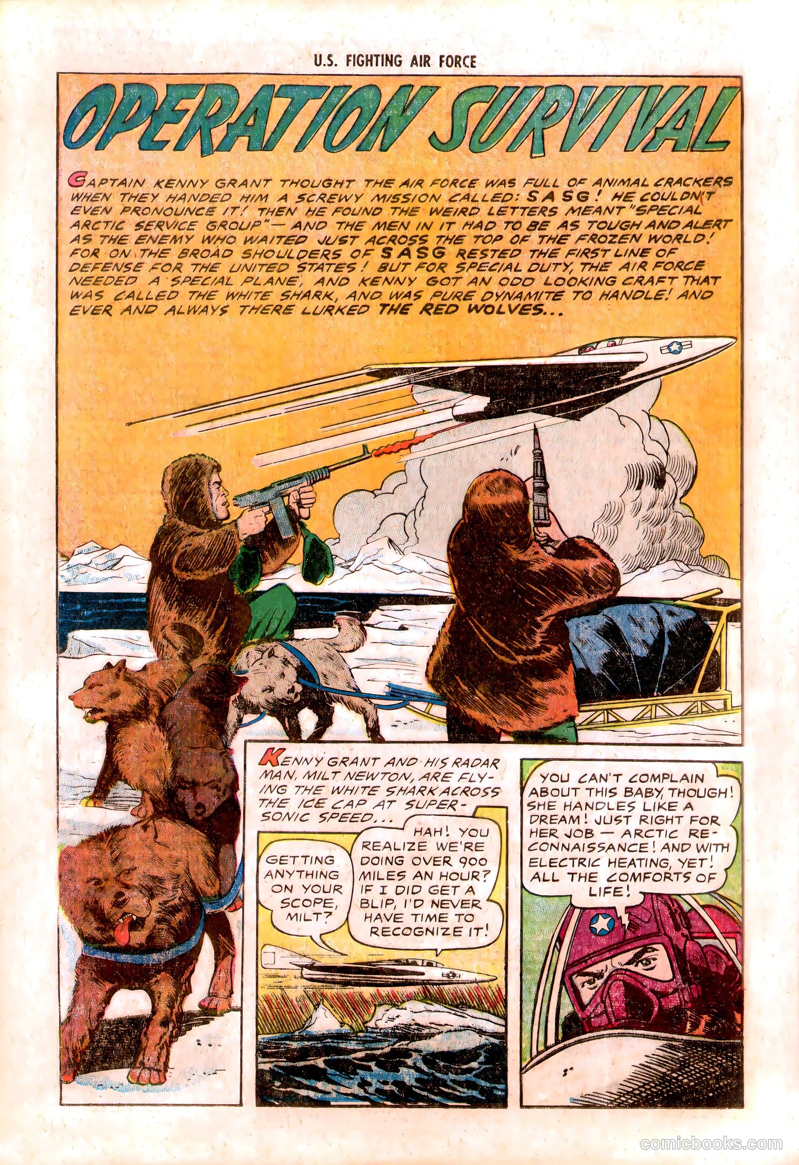 U.S. Fighting Air Force #21 (1956) — page 20 of 37