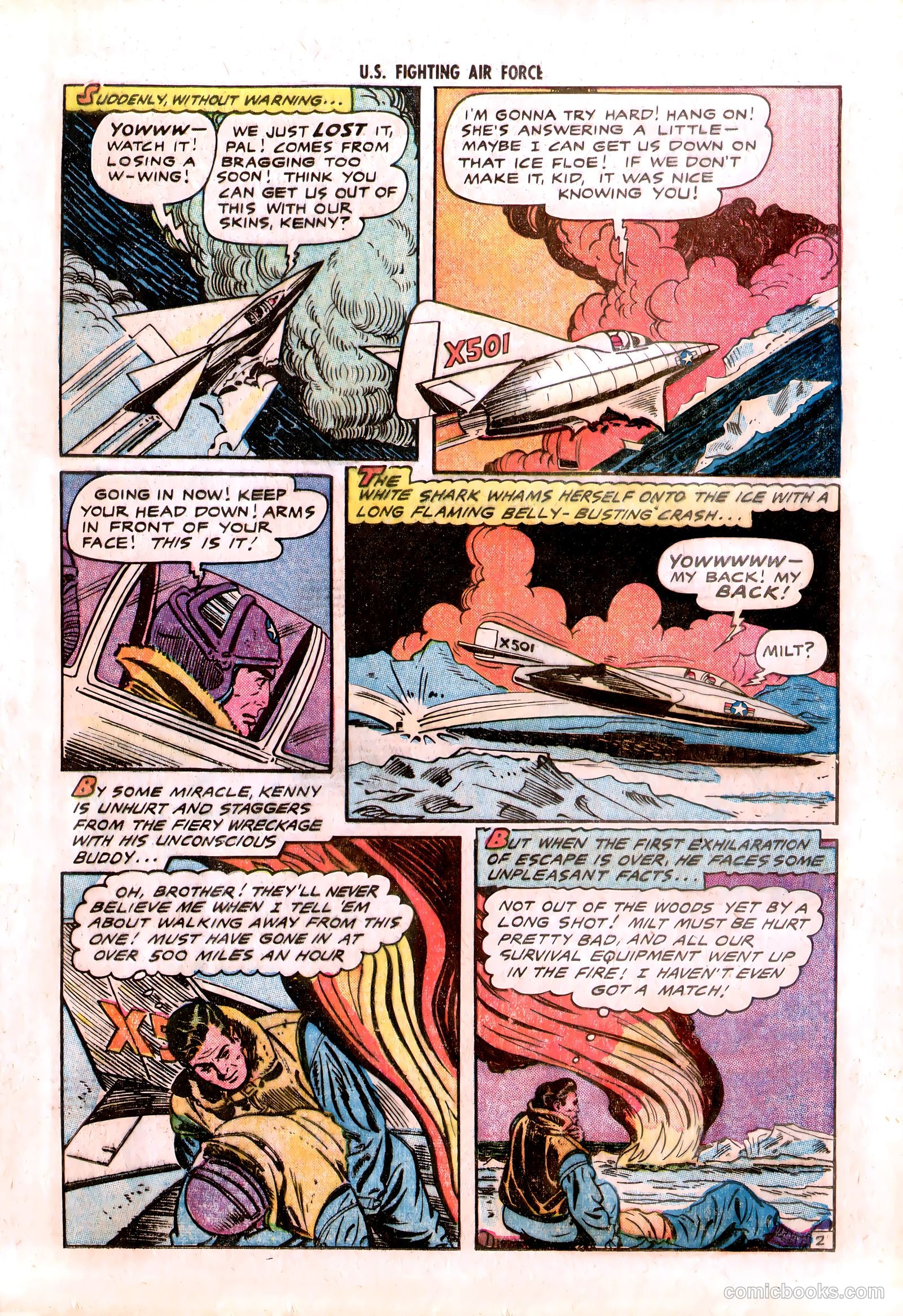 U.S. Fighting Air Force #21 (1956) — page 21 of 37
