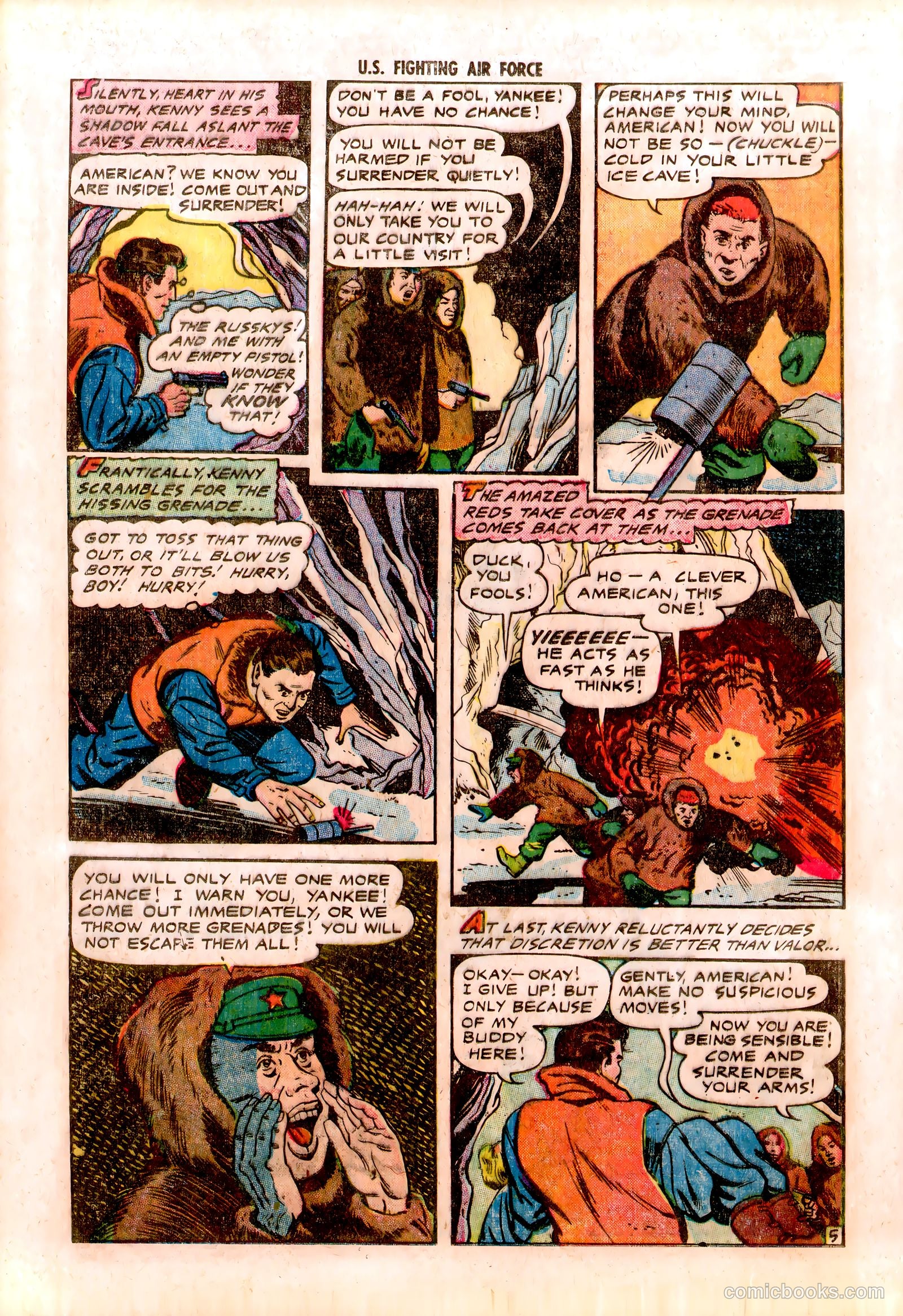 U.S. Fighting Air Force #21 (1956) — page 24 of 37