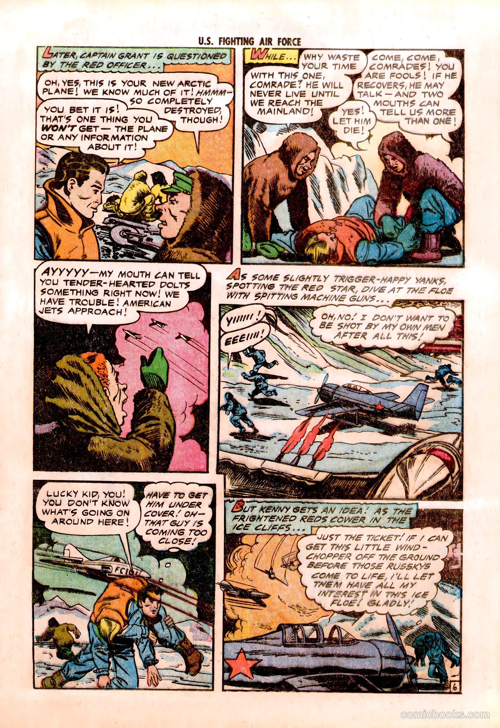 U.S. Fighting Air Force #21 (1956) — page 25 of 37