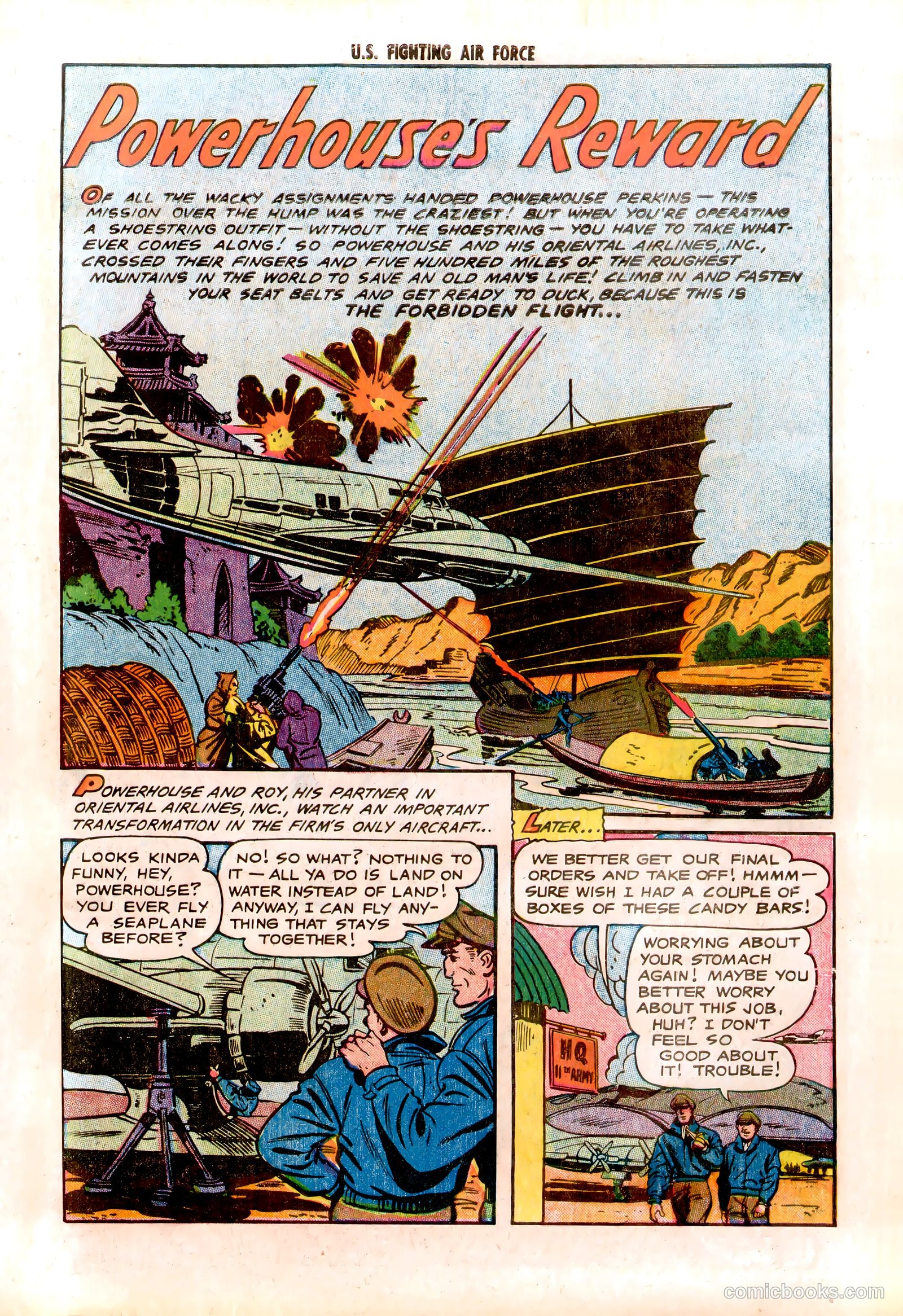 U.S. Fighting Air Force #21 (1956) — page 27 of 37