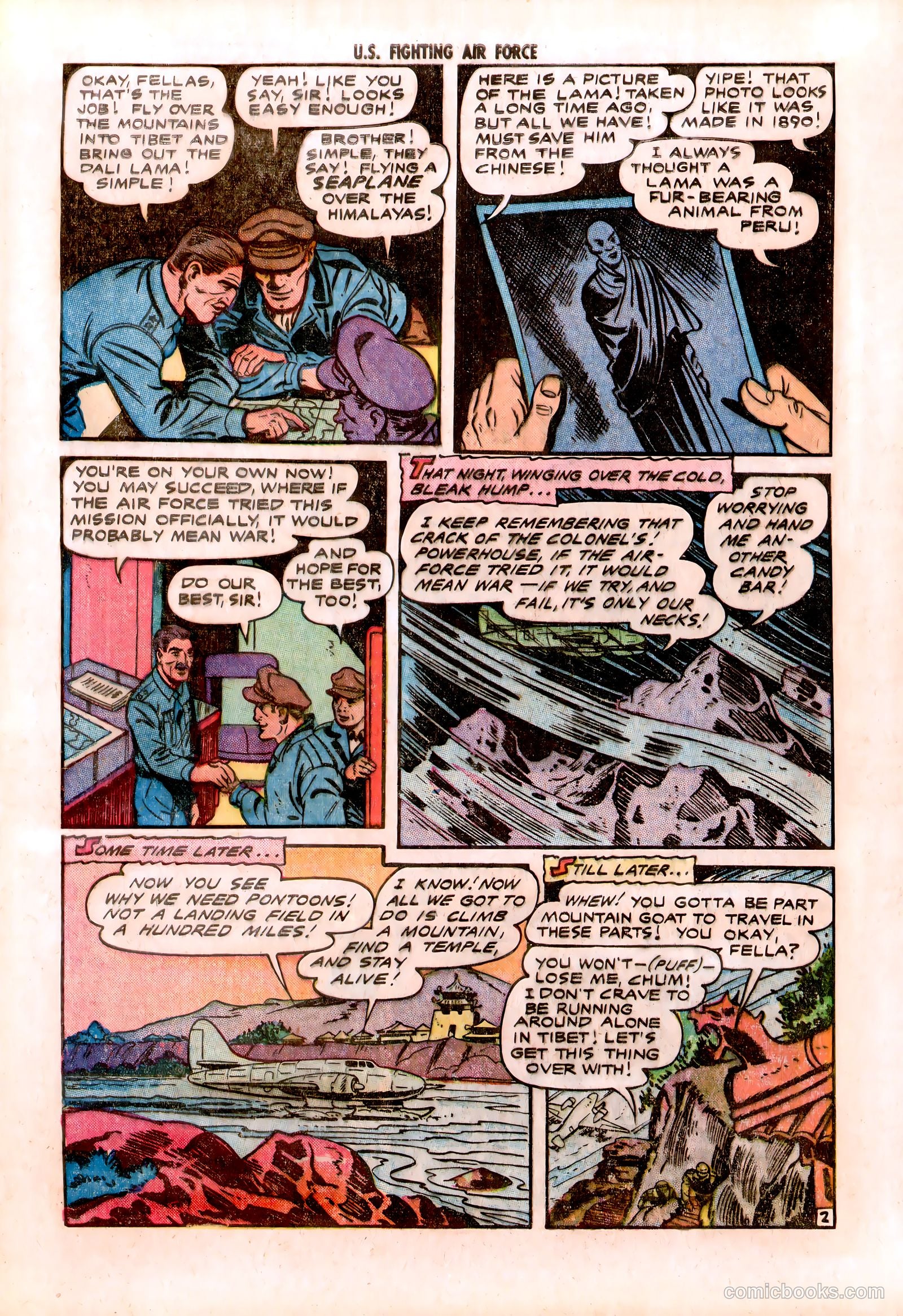 U.S. Fighting Air Force #21 (1956) — page 28 of 37