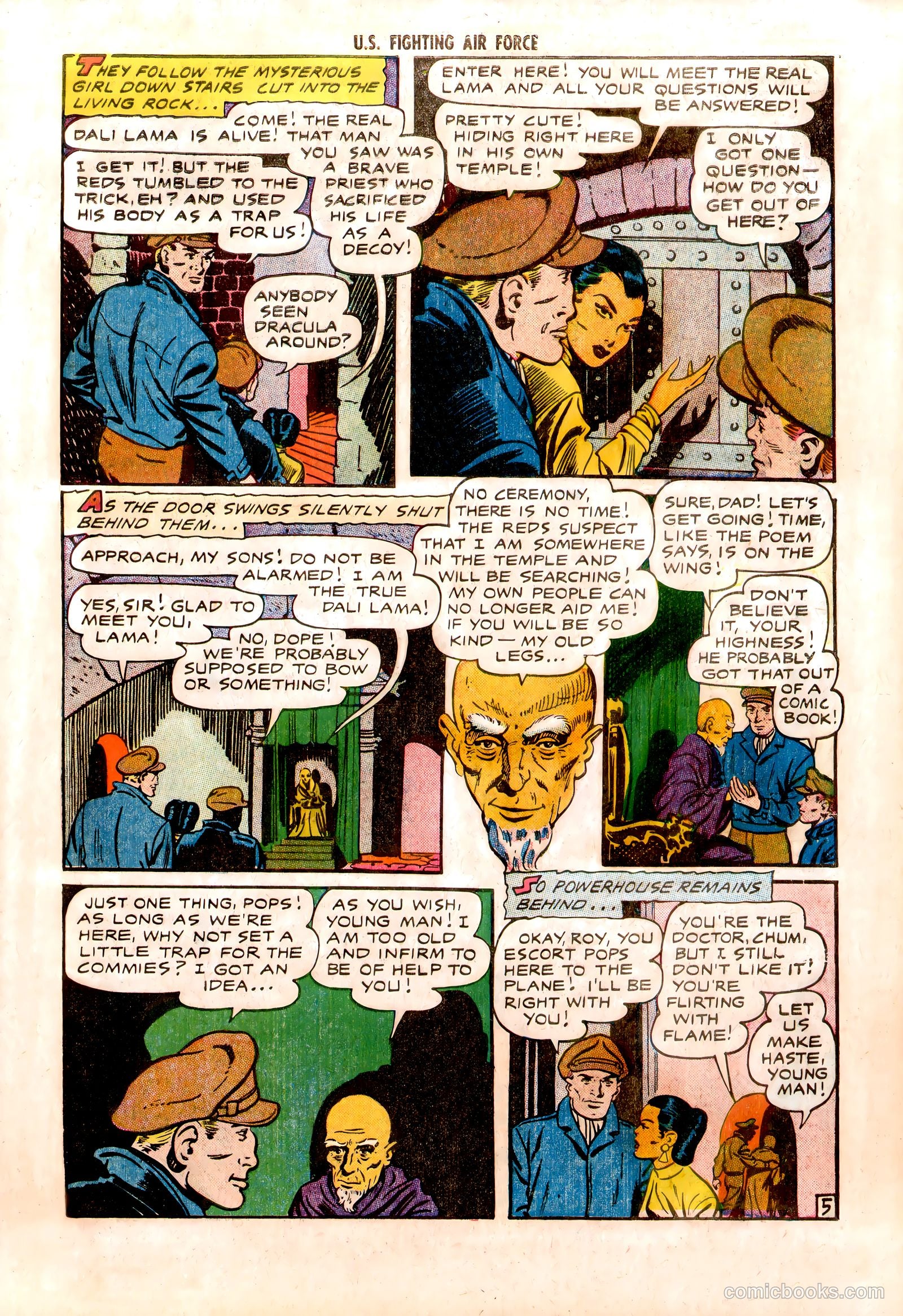 U.S. Fighting Air Force #21 (1956) — page 31 of 37