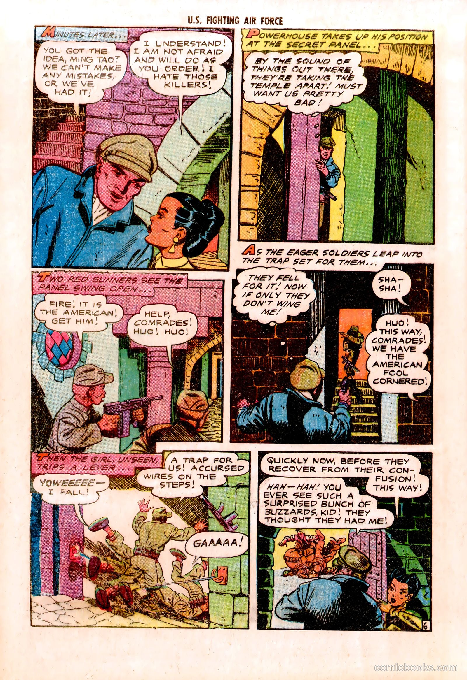 U.S. Fighting Air Force #21 (1956) — page 32 of 37
