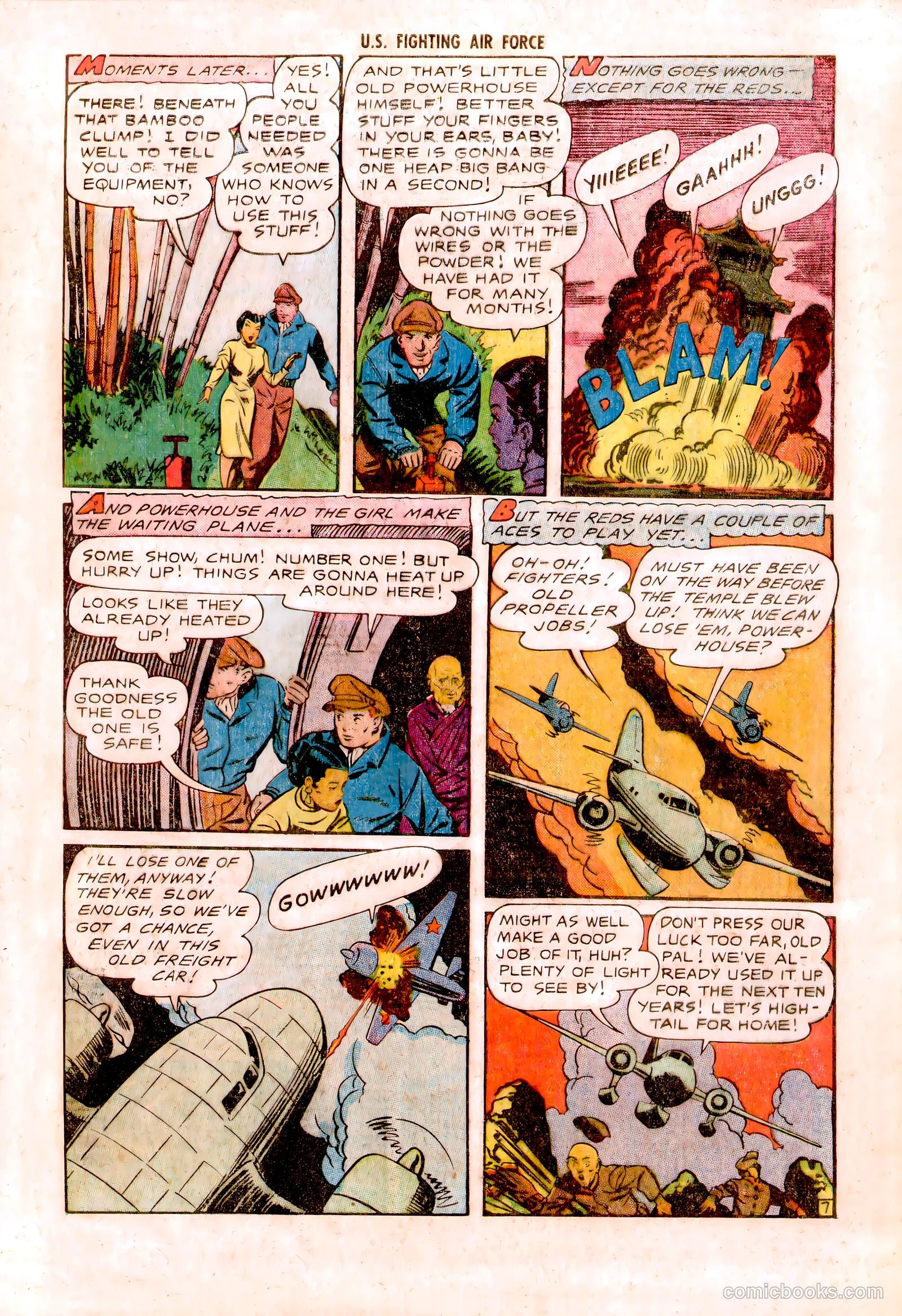 U.S. Fighting Air Force #21 (1956) — page 33 of 37