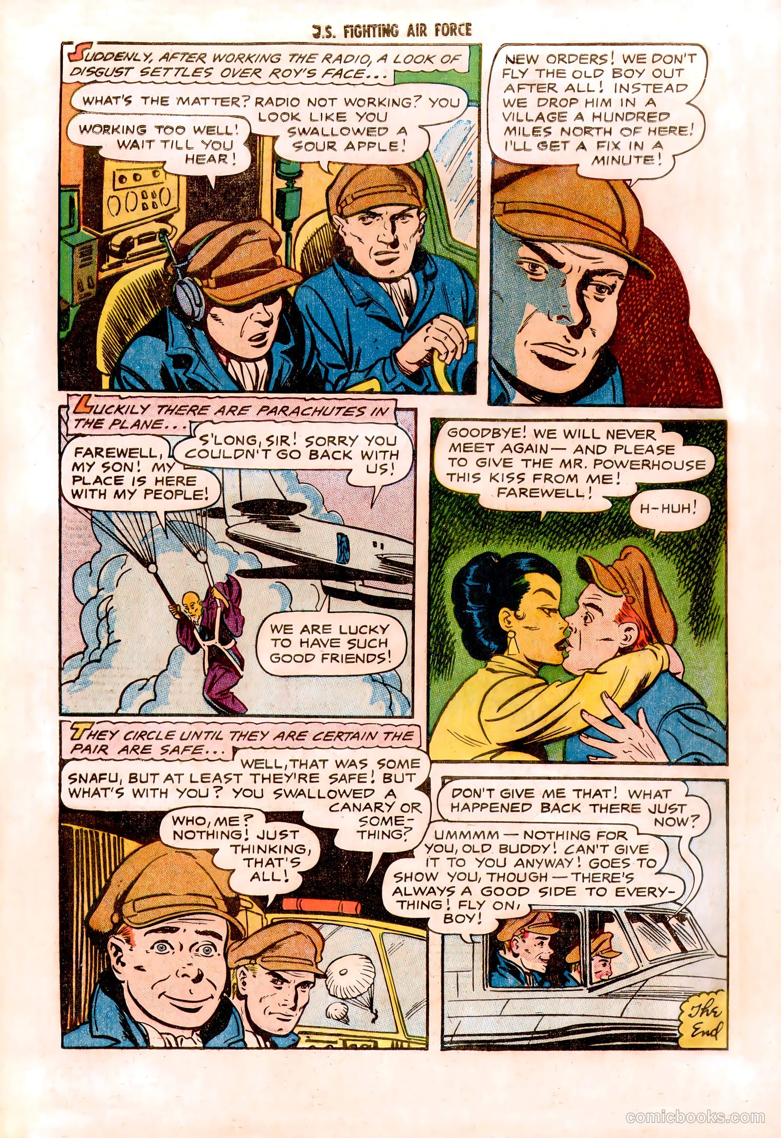 U.S. Fighting Air Force #21 (1956) — page 34 of 37