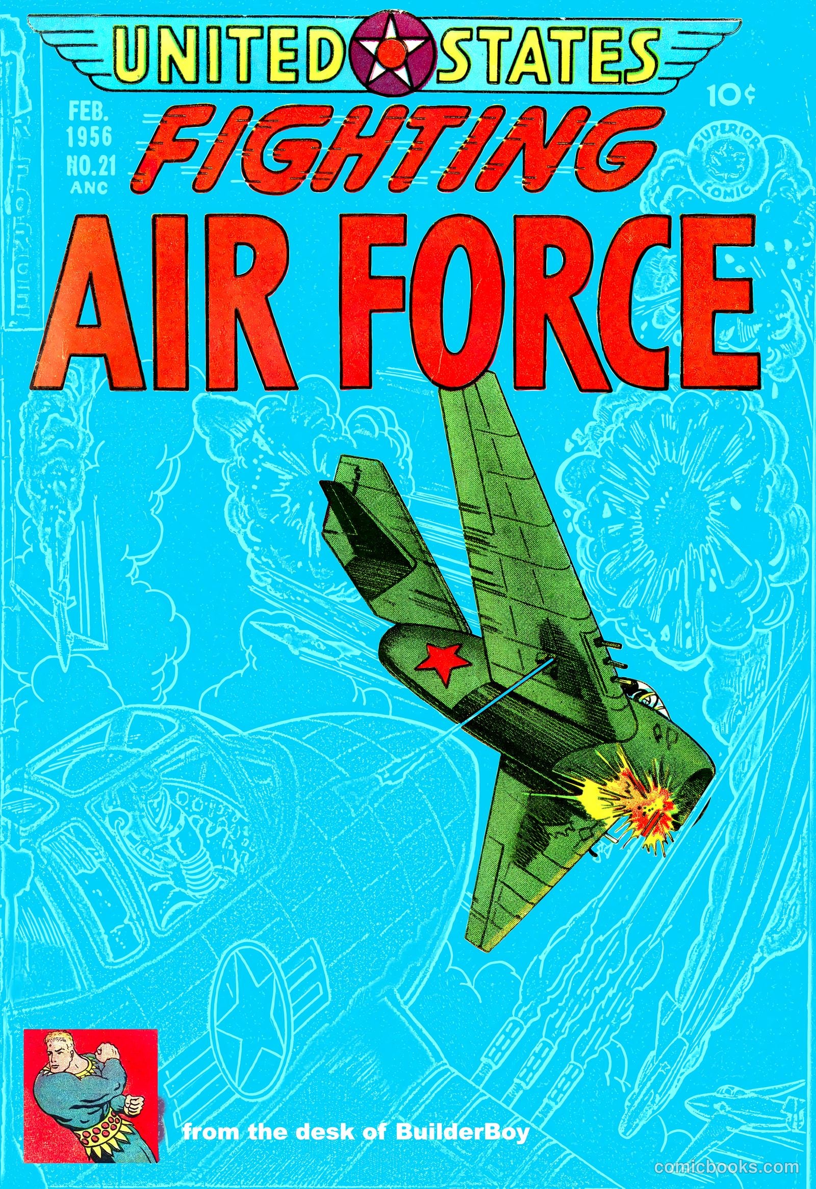 U.S. Fighting Air Force #21 (1956) — page 37 of 37