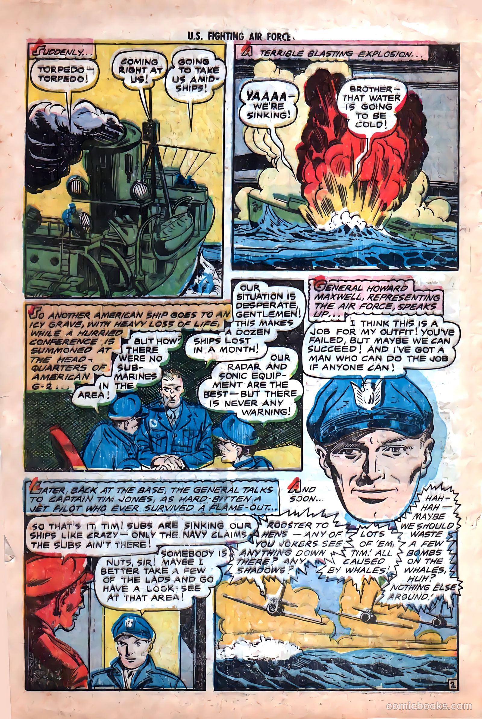 U.S. Fighting Air Force #23 (1956) — page 4 of 34