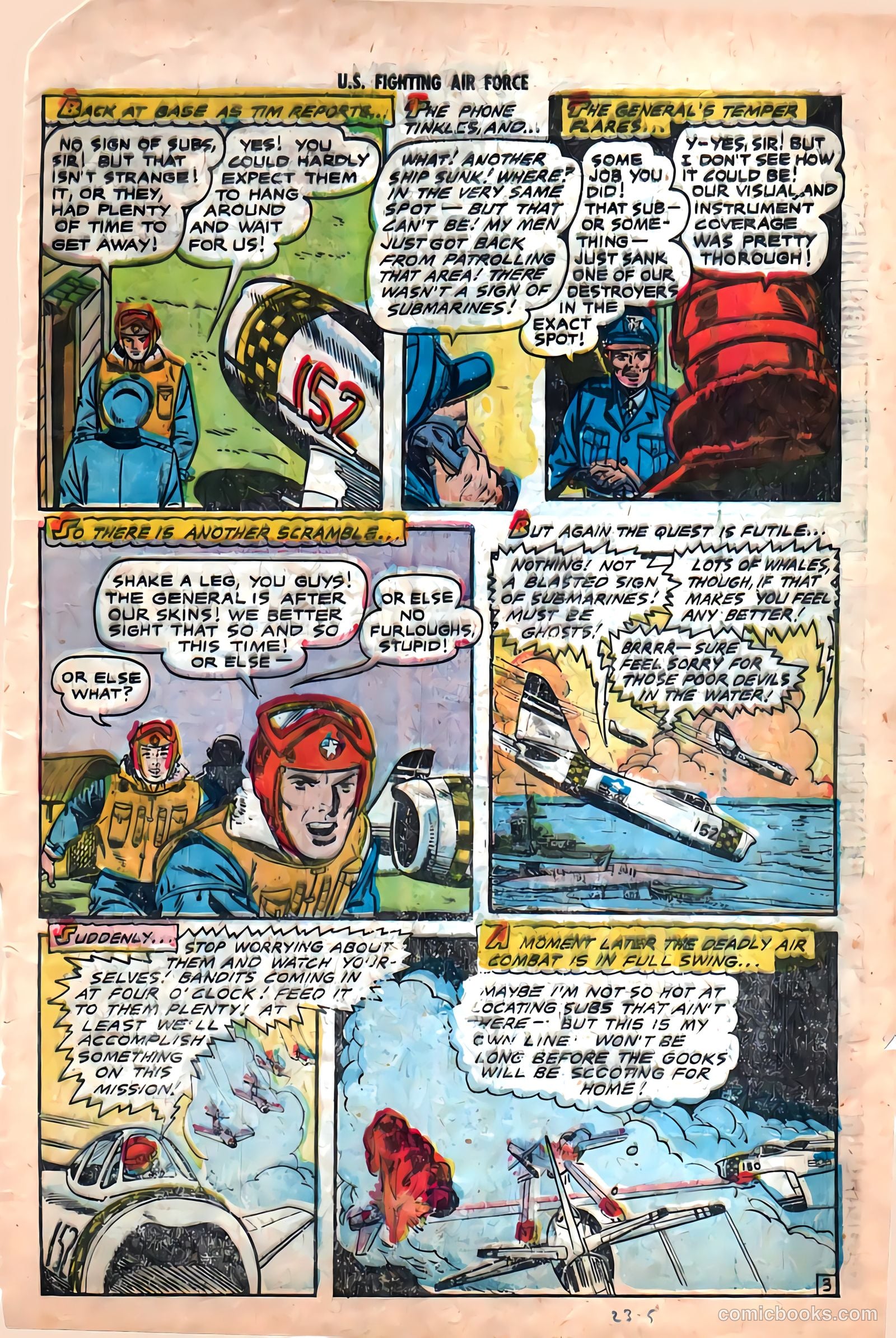 U.S. Fighting Air Force #23 (1956) — page 5 of 34