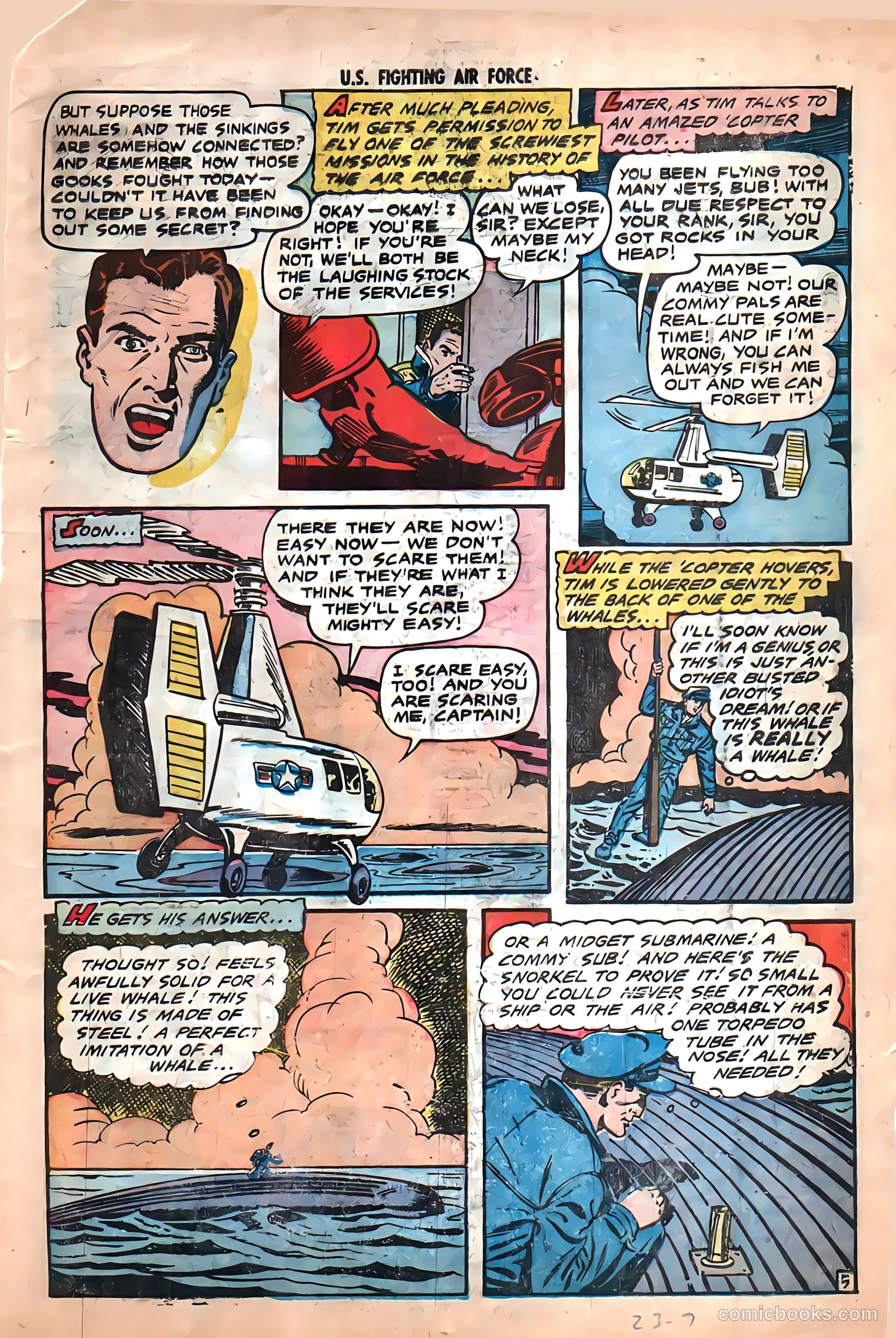U.S. Fighting Air Force #23 (1956) — page 7 of 34