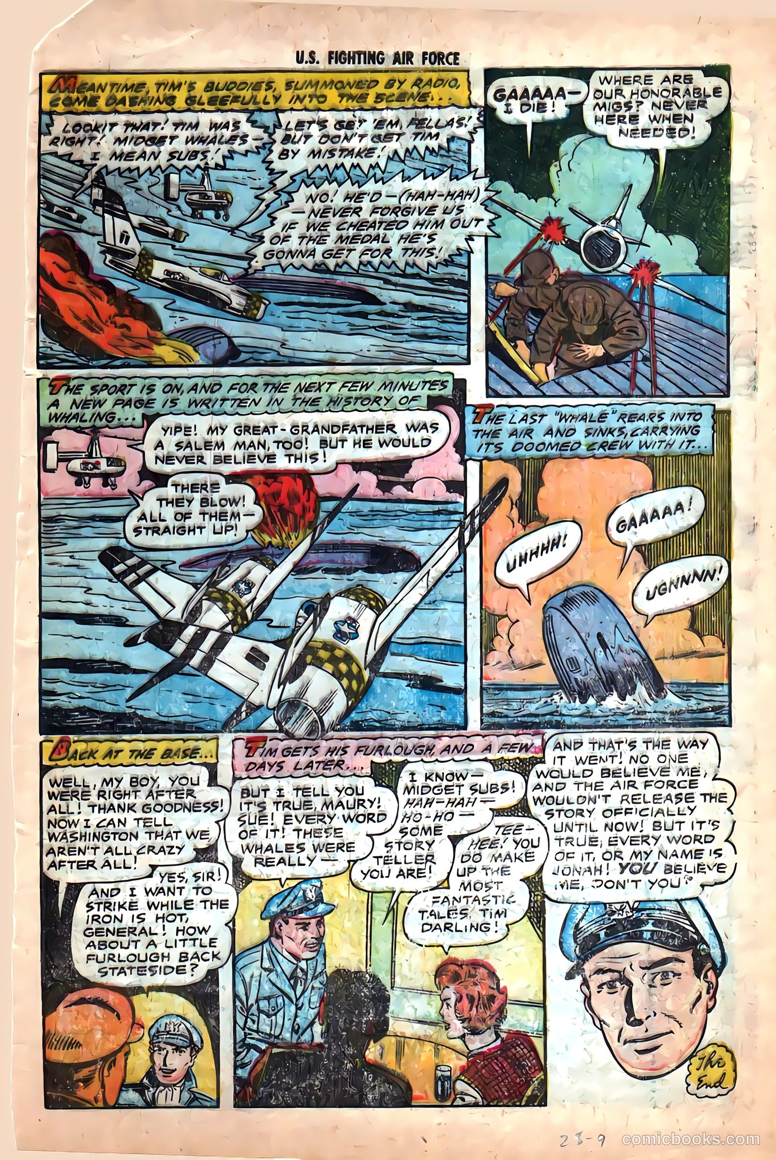 U.S. Fighting Air Force #23 (1956) — page 9 of 34