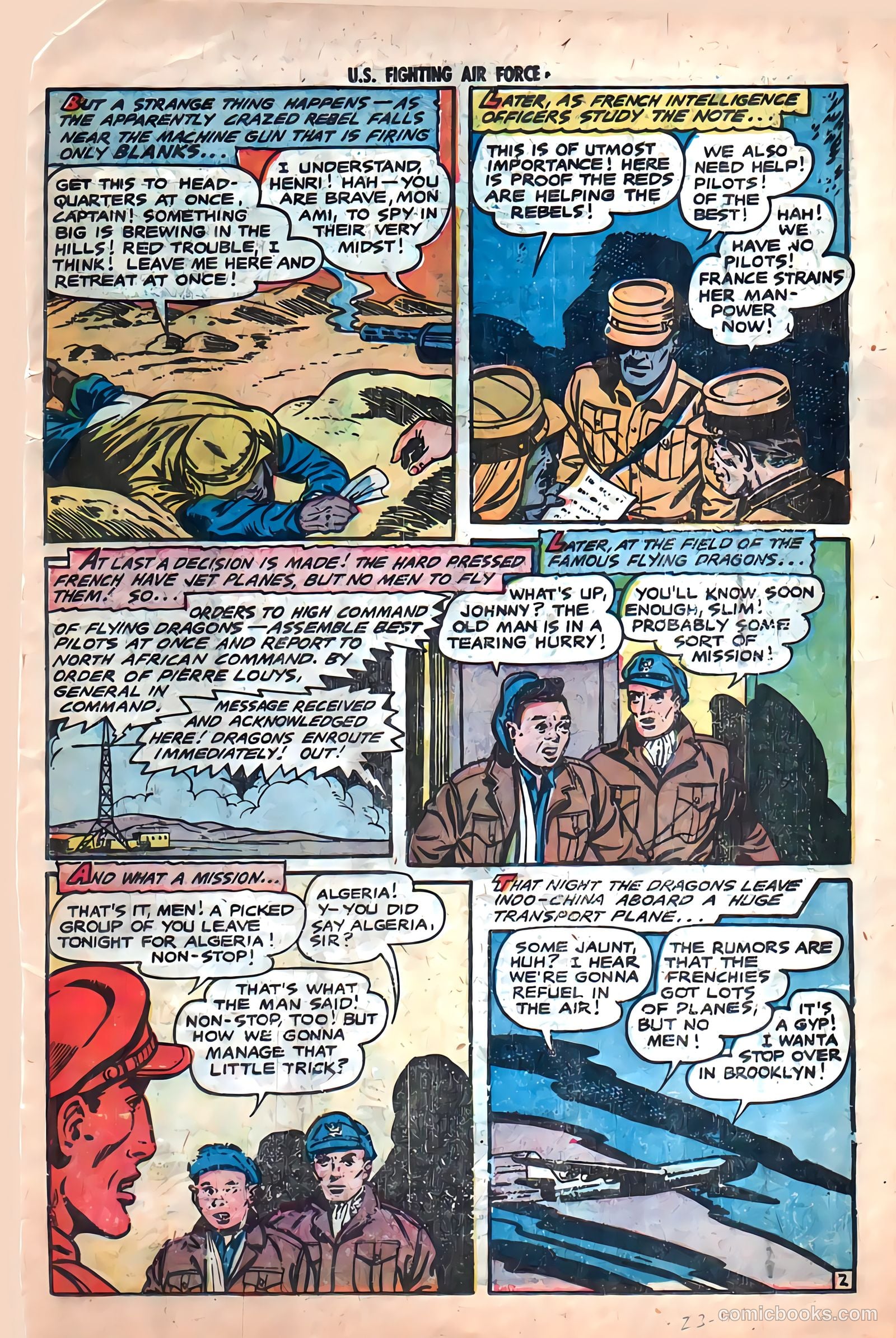 U.S. Fighting Air Force #23 (1956) — page 11 of 34