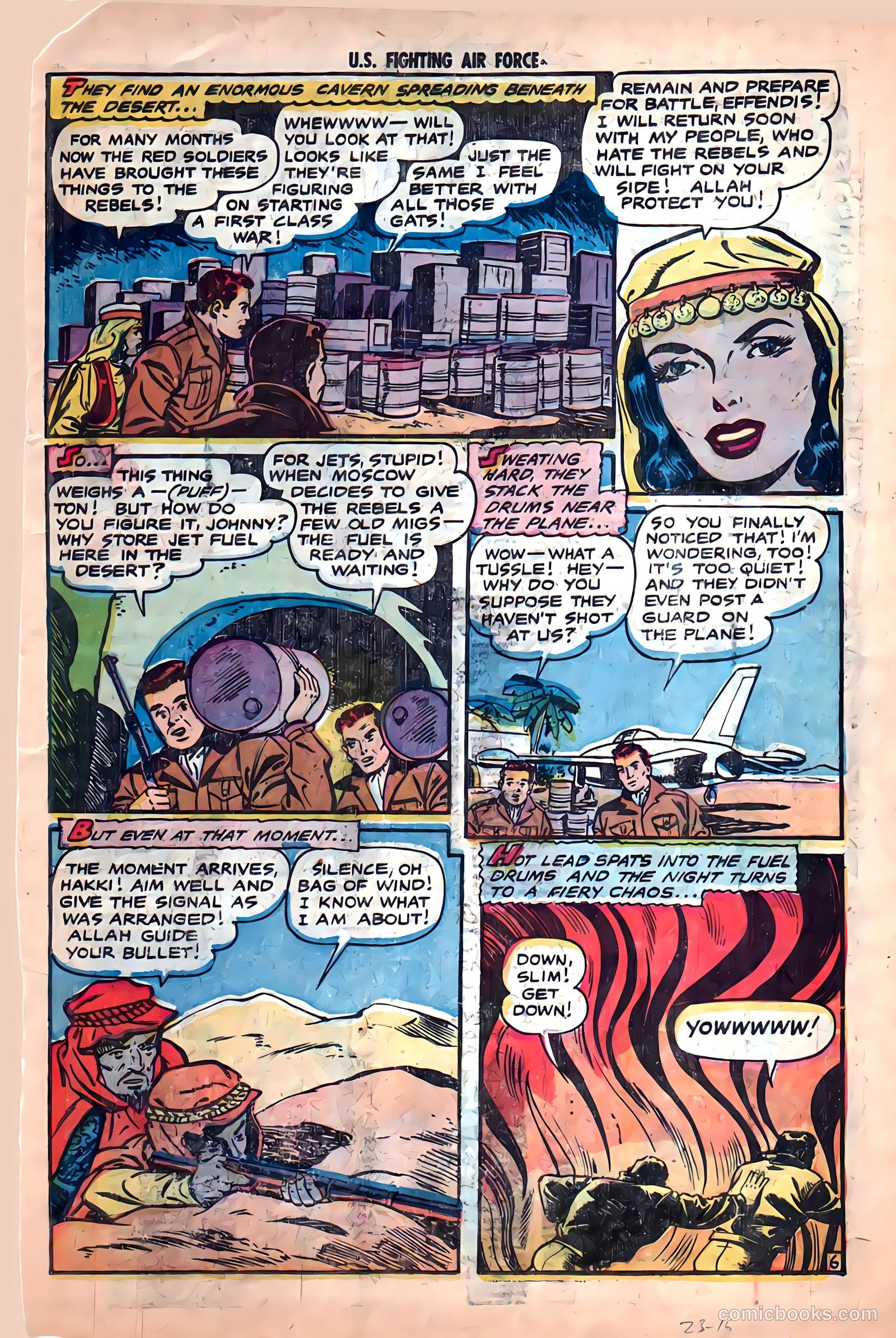 U.S. Fighting Air Force #23 (1956) — page 15 of 34