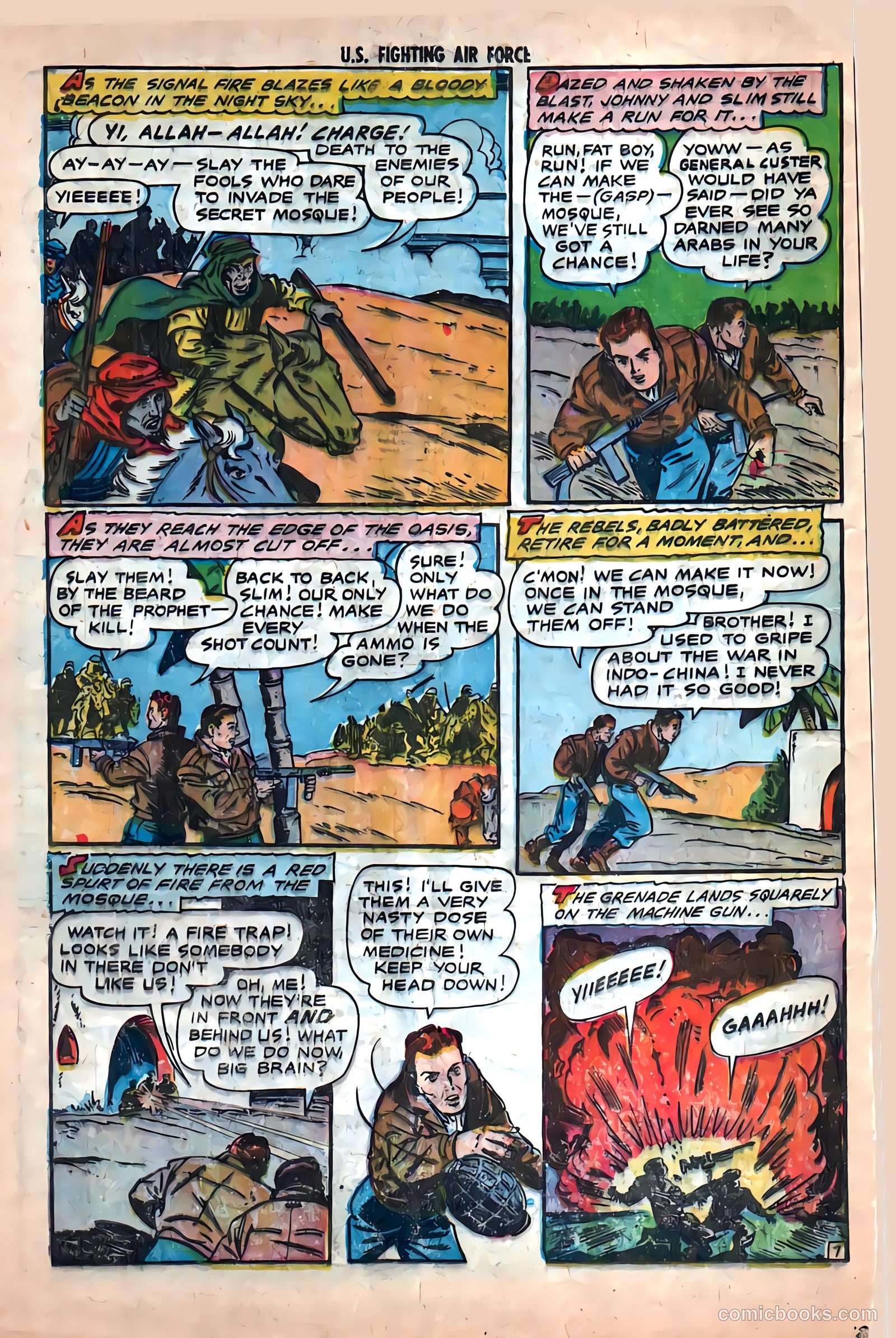 U.S. Fighting Air Force #23 (1956) — page 16 of 34
