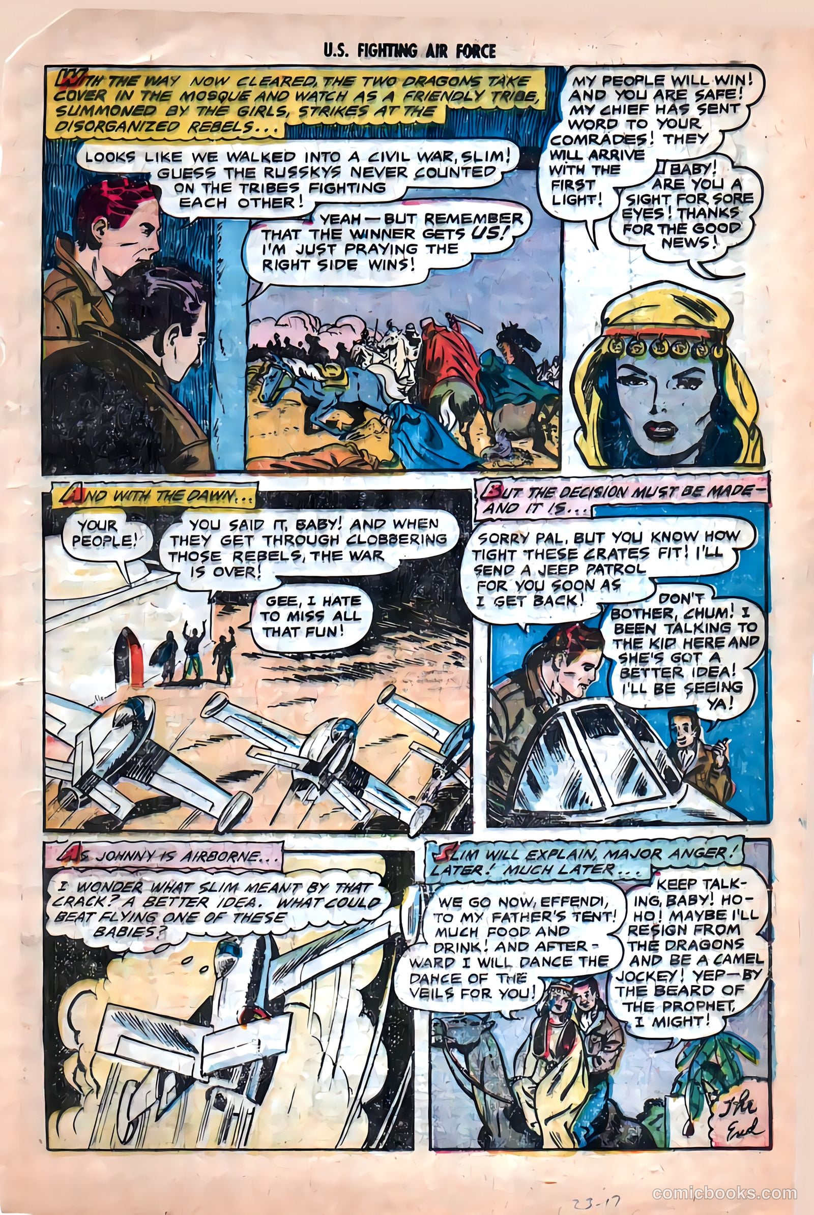 U.S. Fighting Air Force #23 (1956) — page 17 of 34