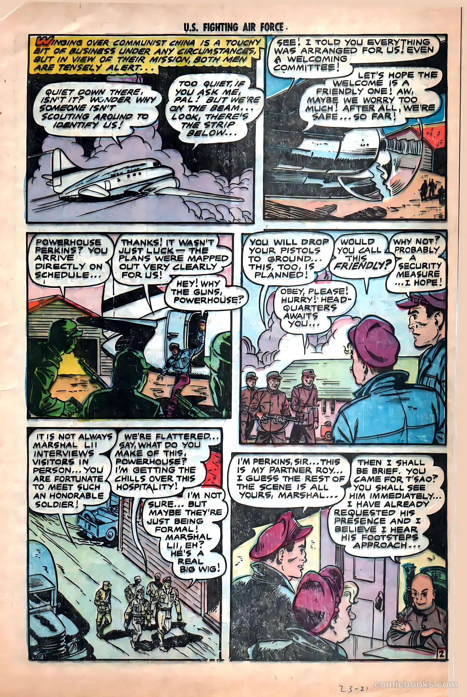 U.S. Fighting Air Force #23 (1956) — page 21 of 34