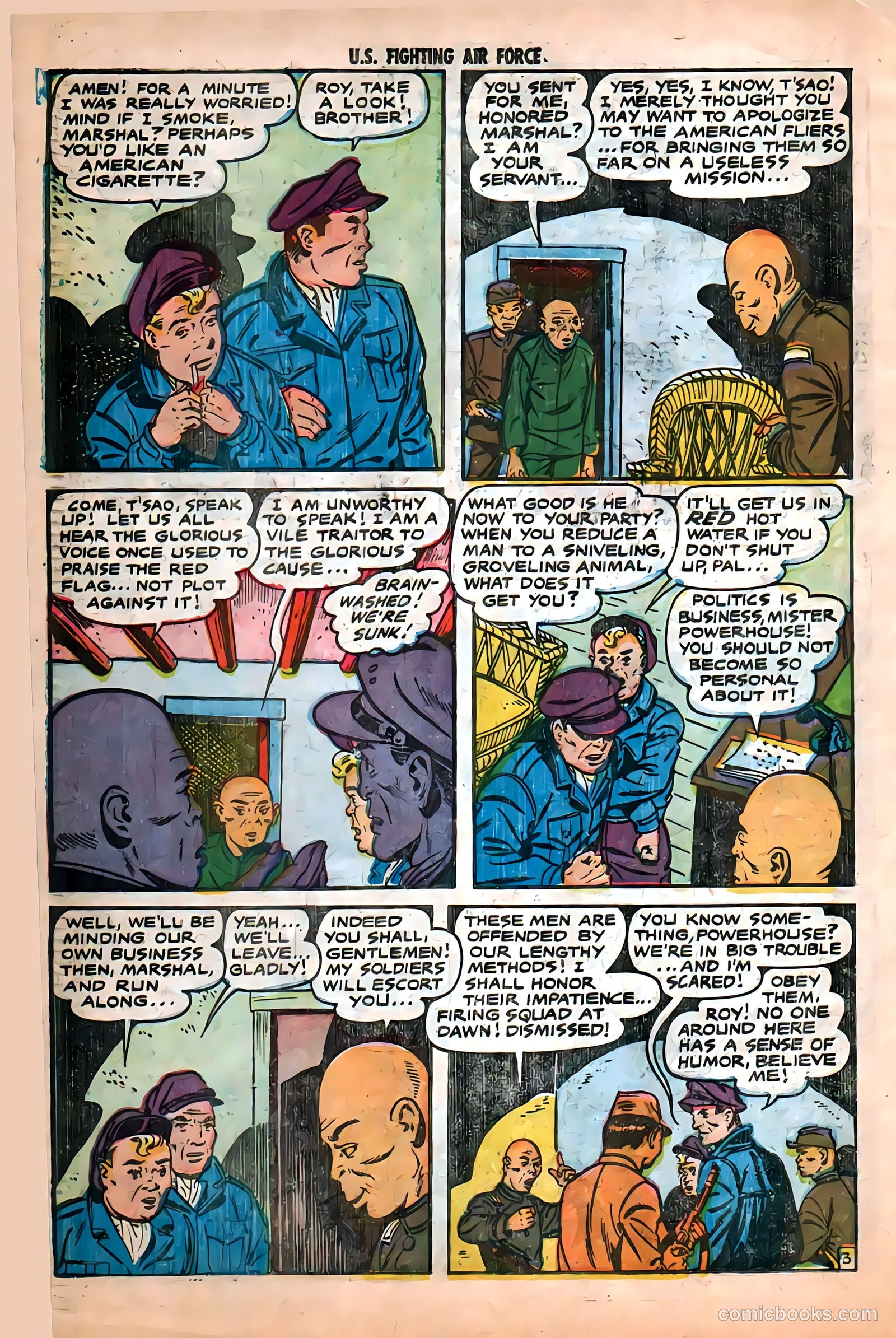 U.S. Fighting Air Force #23 (1956) — page 22 of 34