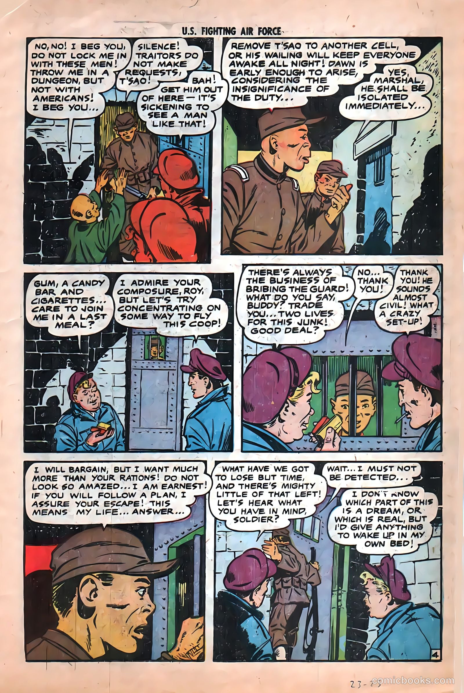 U.S. Fighting Air Force #23 (1956) — page 23 of 34