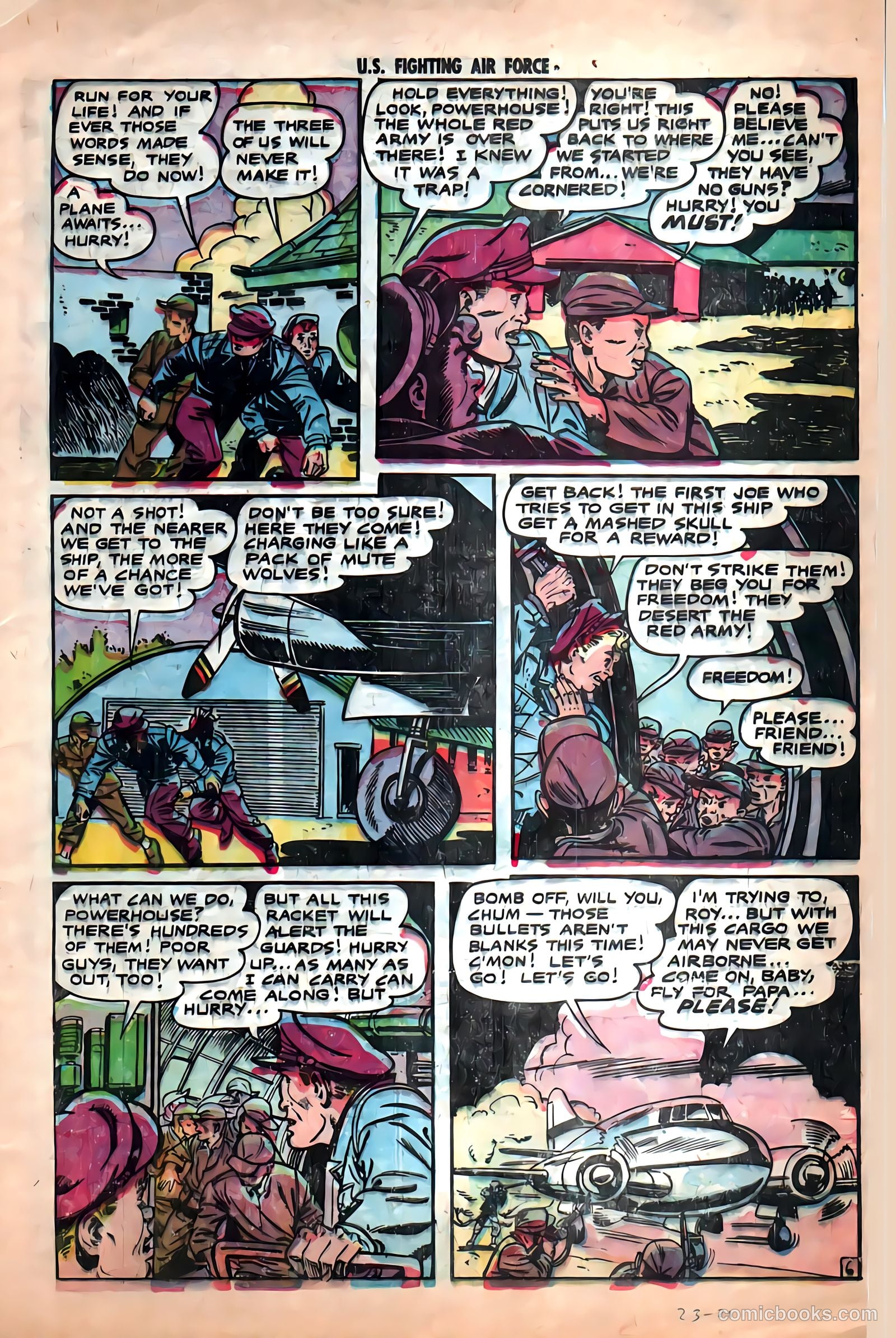 U.S. Fighting Air Force #23 (1956) — page 25 of 34