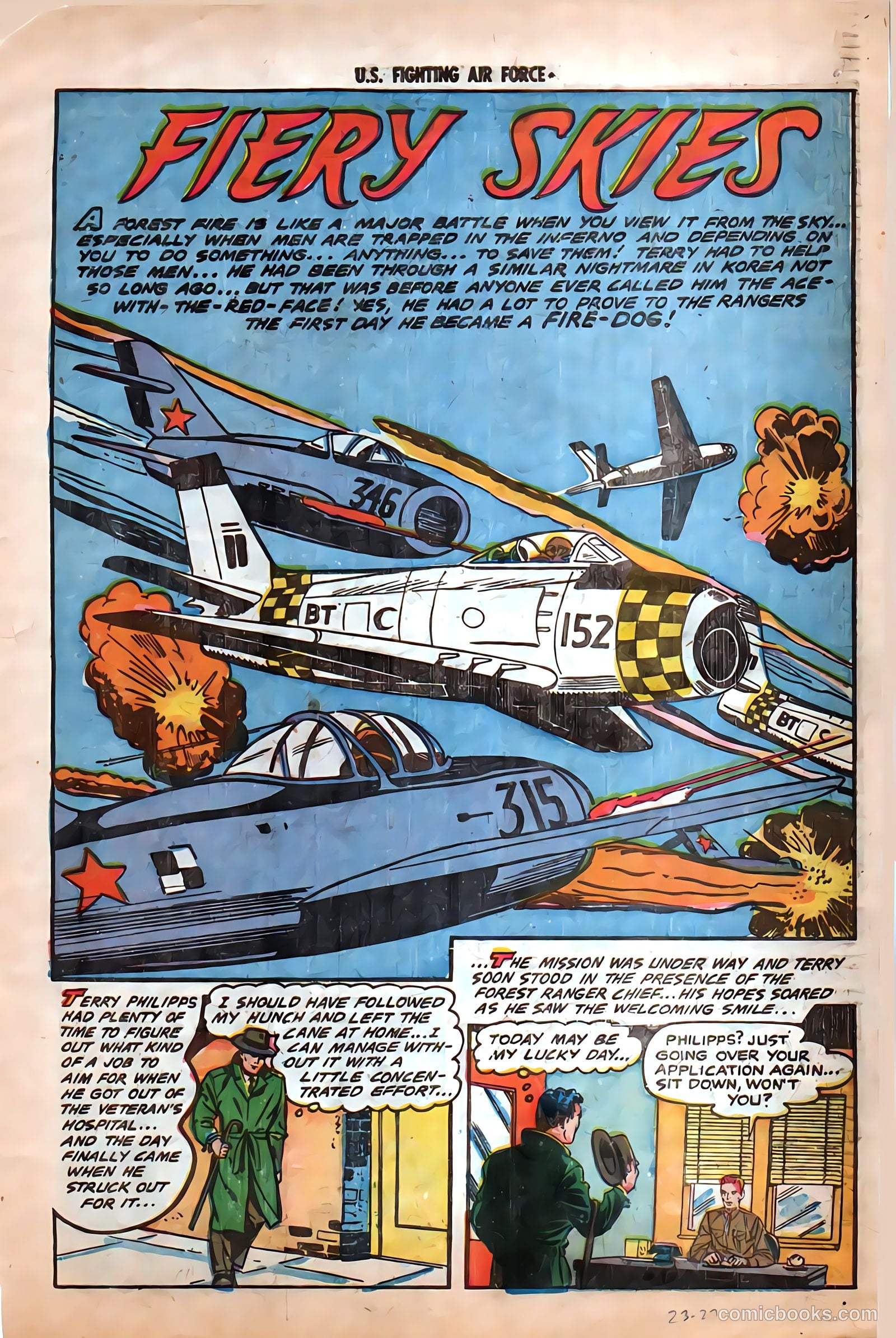 U.S. Fighting Air Force #23 (1956) — page 27 of 34