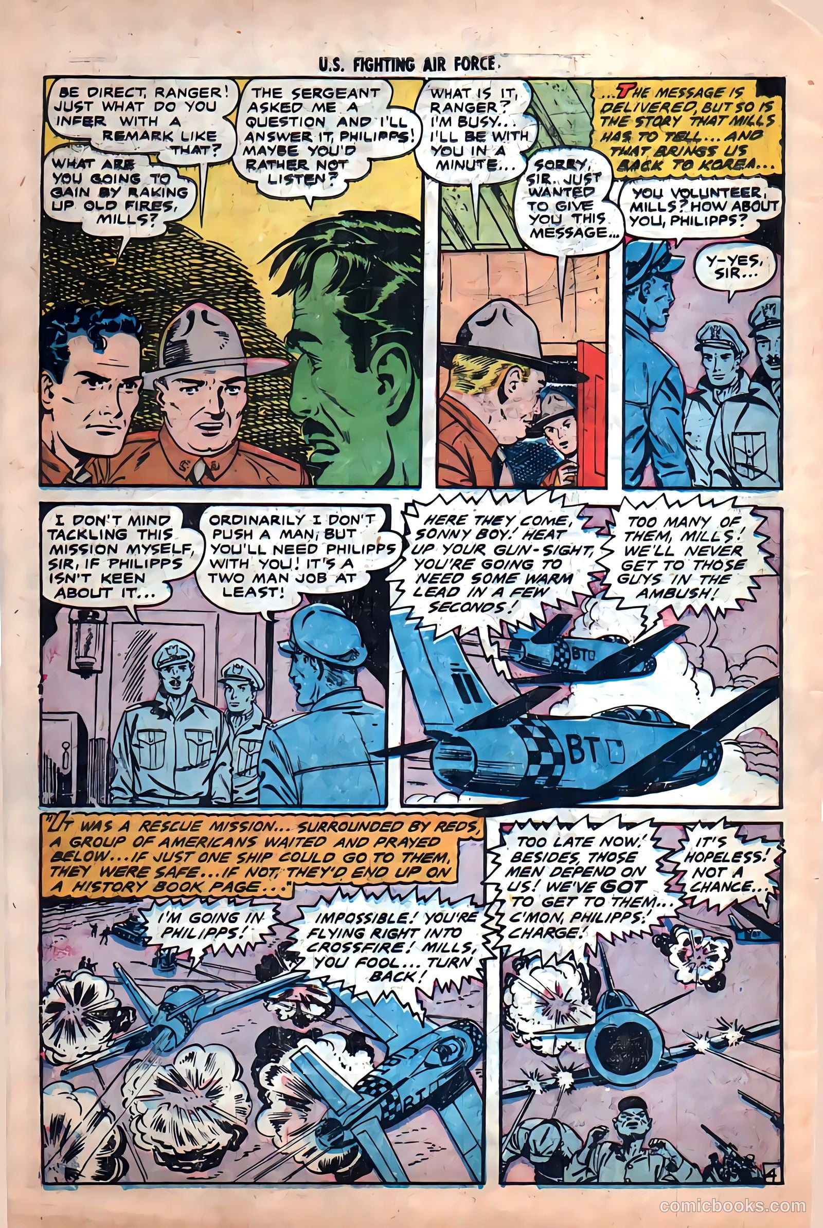 U.S. Fighting Air Force #23 (1956) — page 30 of 34