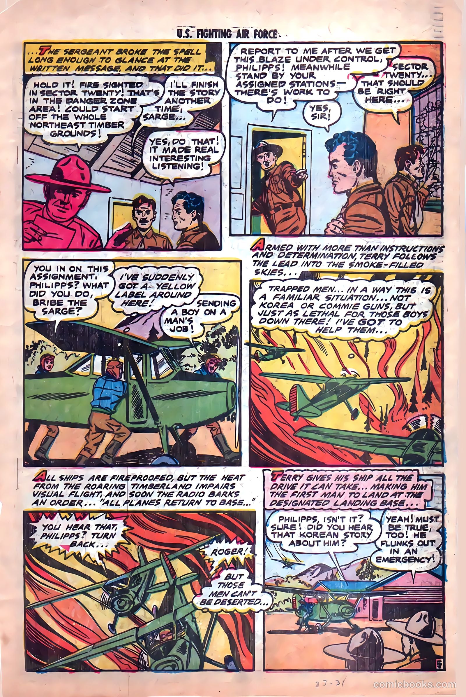 U.S. Fighting Air Force #23 (1956) — page 31 of 34