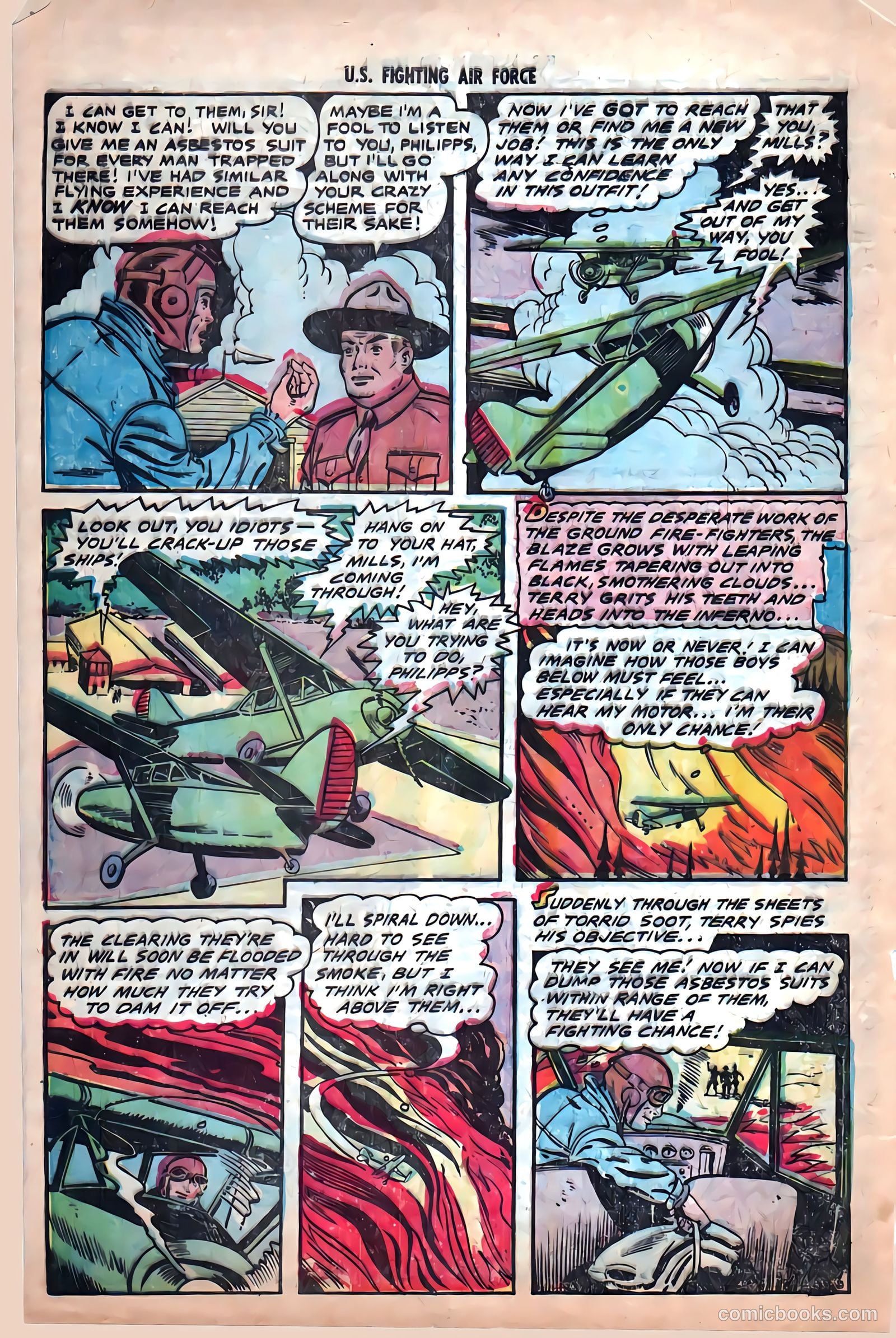 U.S. Fighting Air Force #23 (1956) — page 32 of 34
