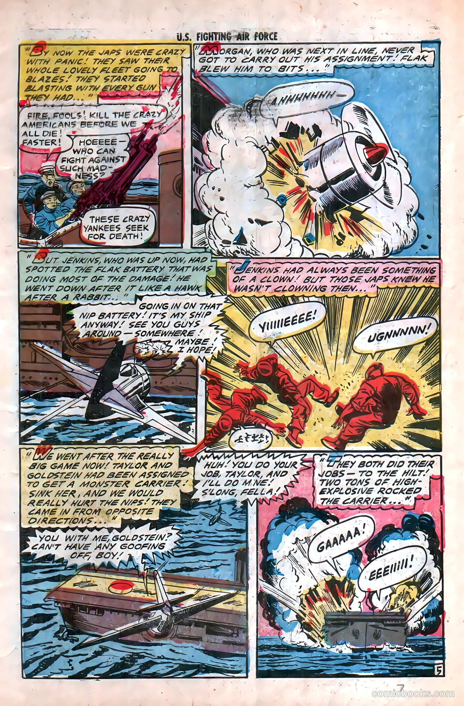 U.S. Fighting Air Force #24 (1956) — page 7 of 36