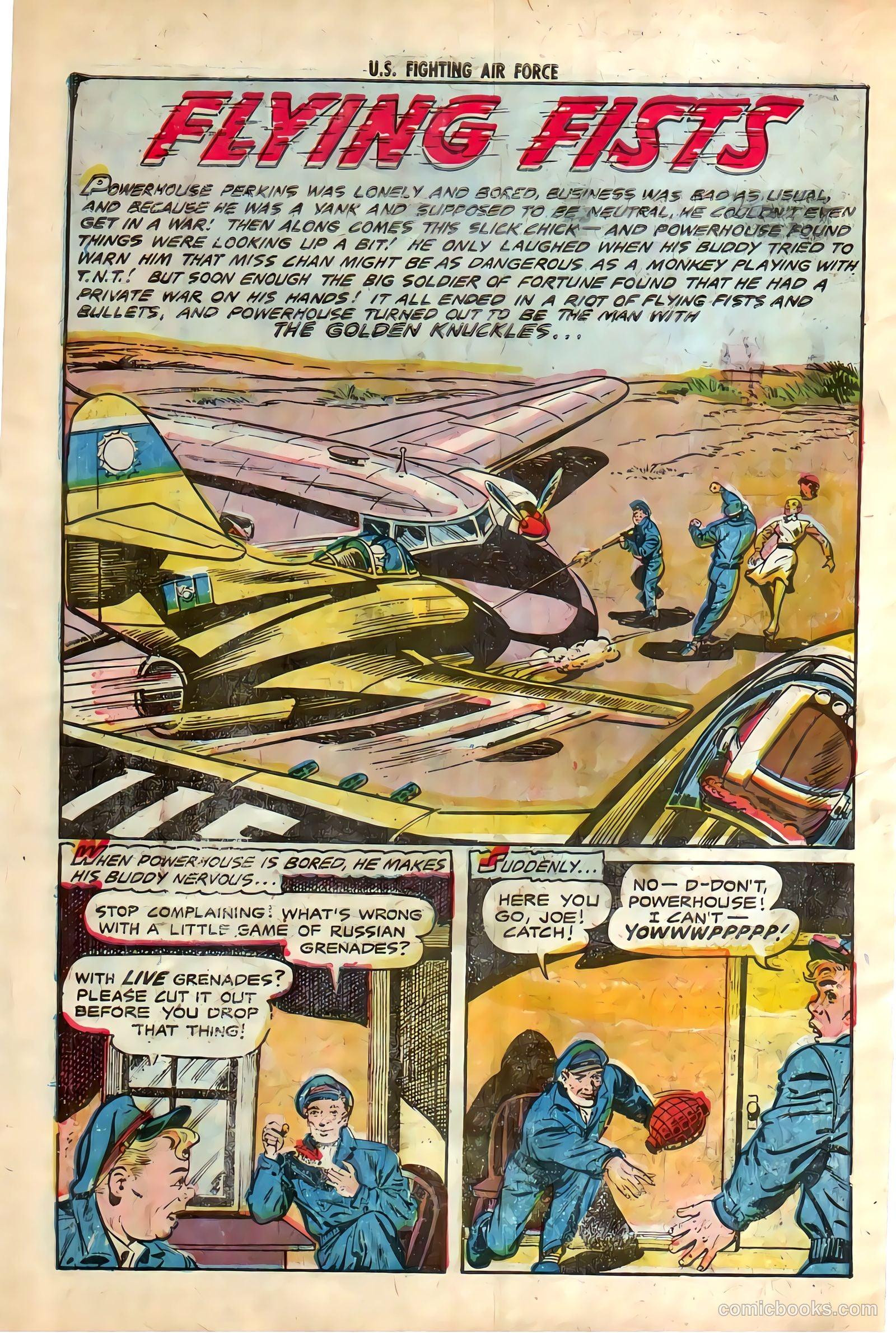 U.S. Fighting Air Force #24 (1956) — page 10 of 36