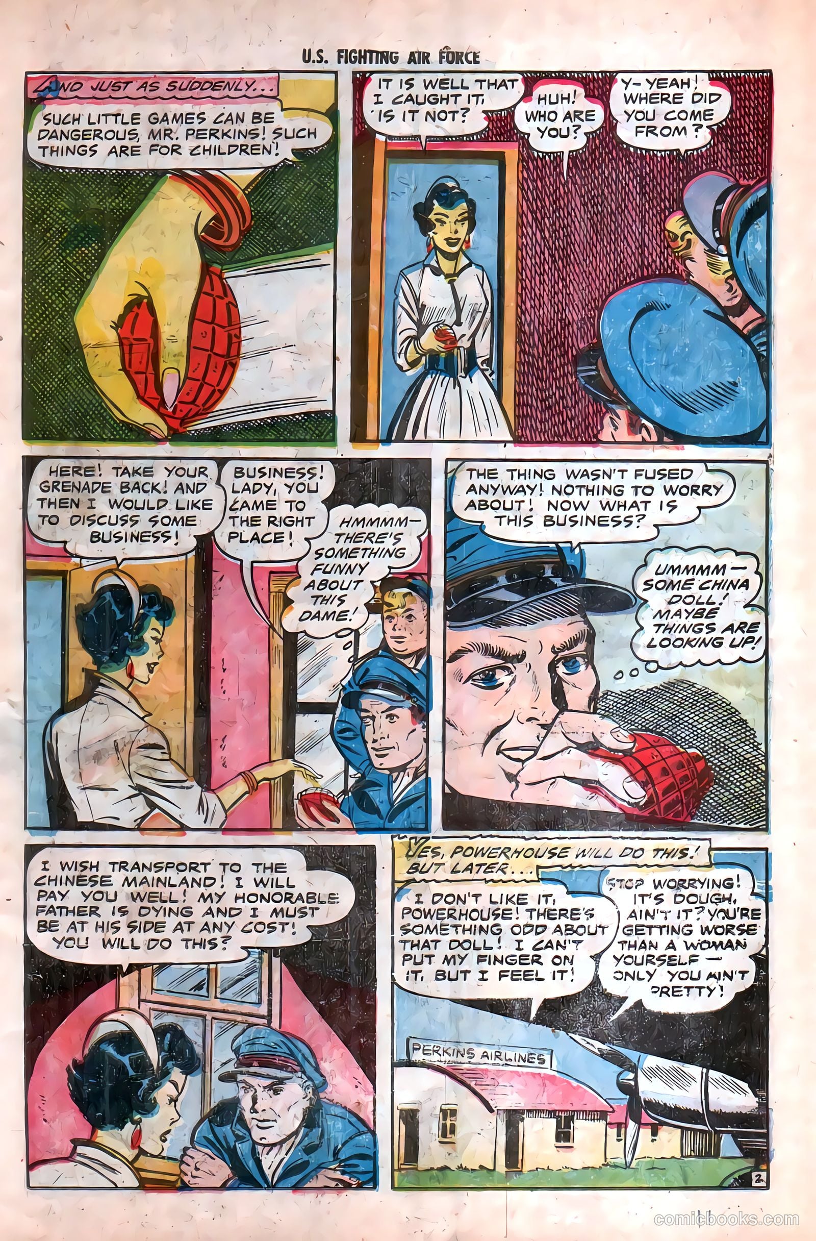 U.S. Fighting Air Force #24 (1956) — page 11 of 36