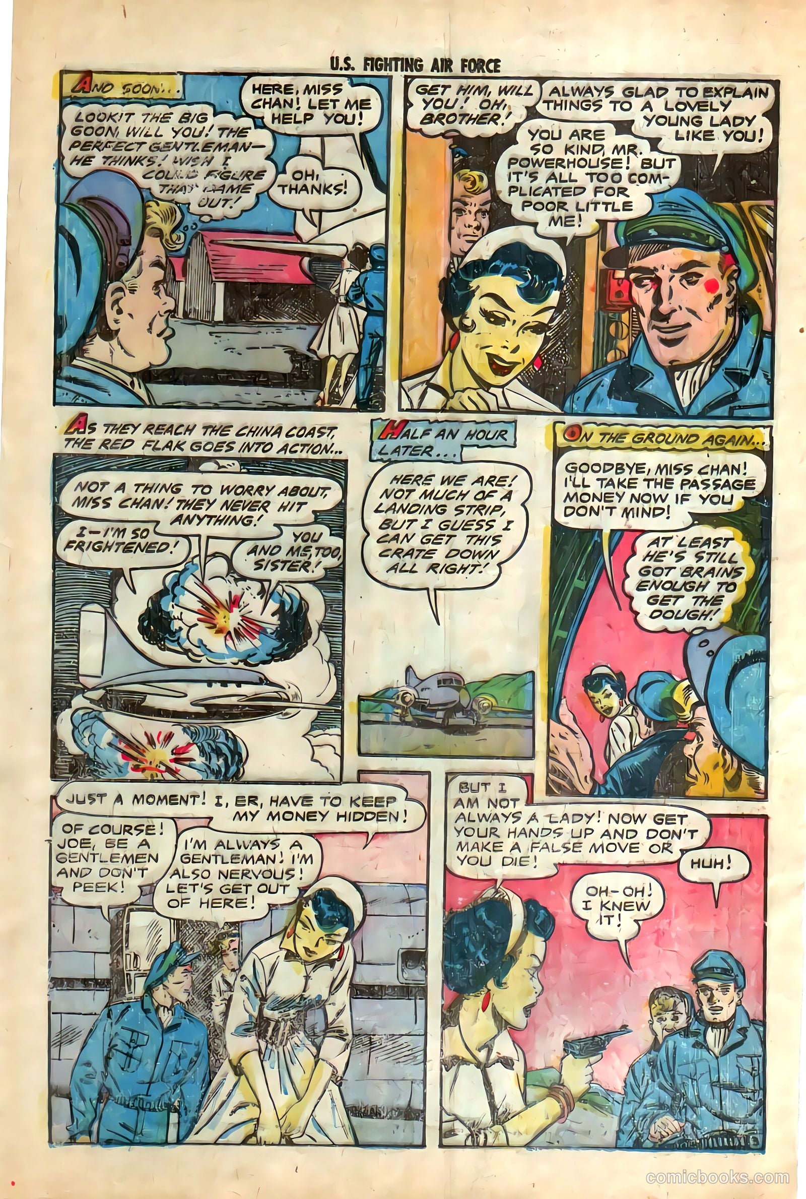 U.S. Fighting Air Force #24 (1956) — page 12 of 36