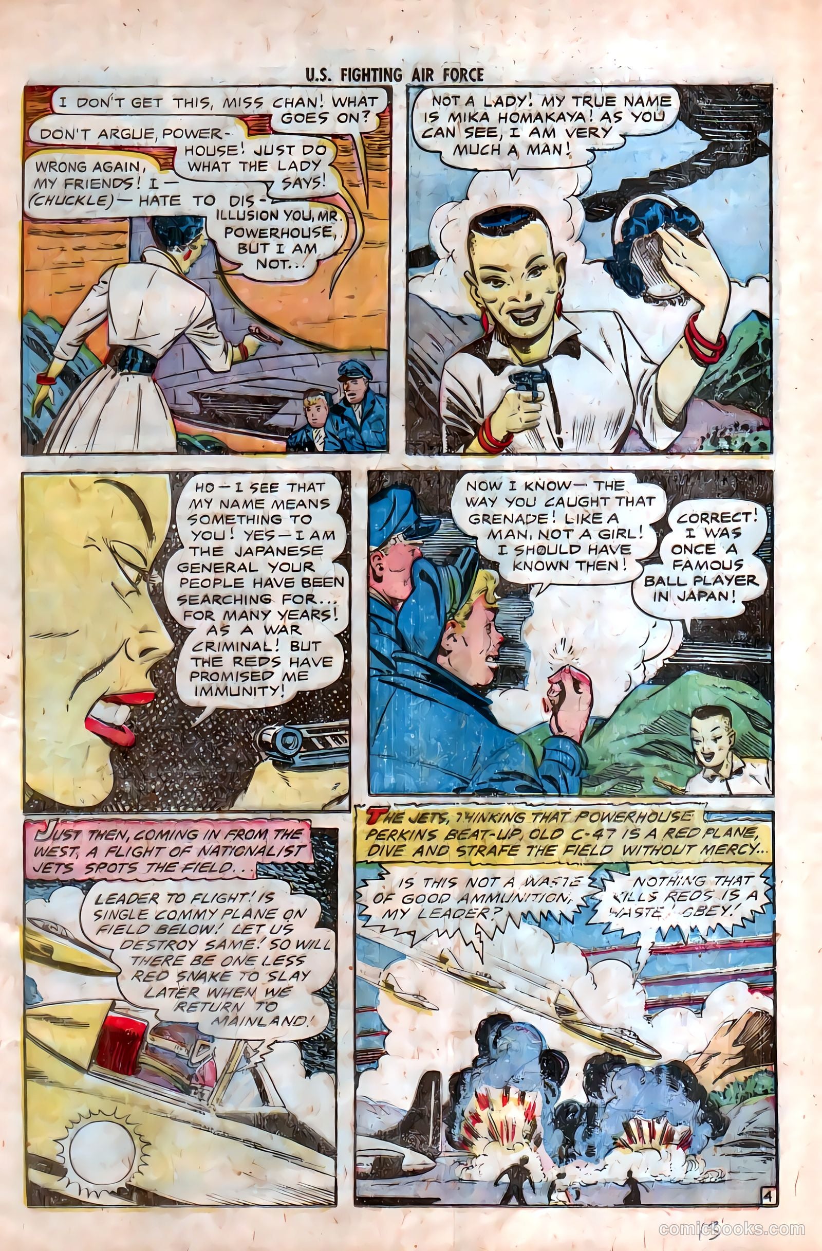 U.S. Fighting Air Force #24 (1956) — page 13 of 36