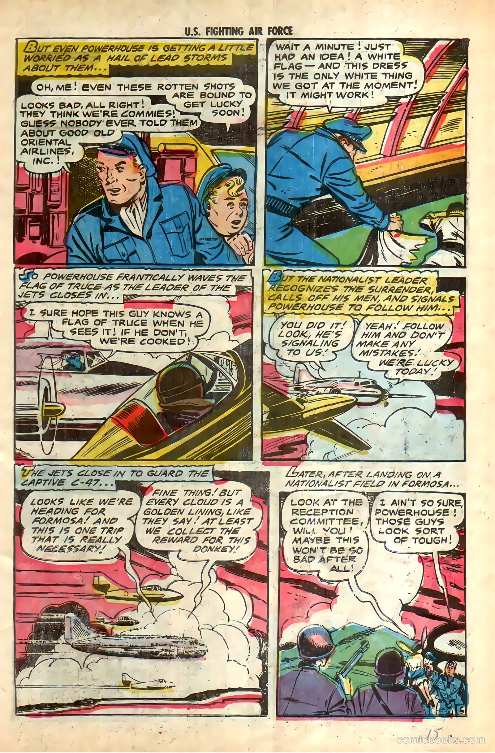 U.S. Fighting Air Force #24 (1956) — page 15 of 36